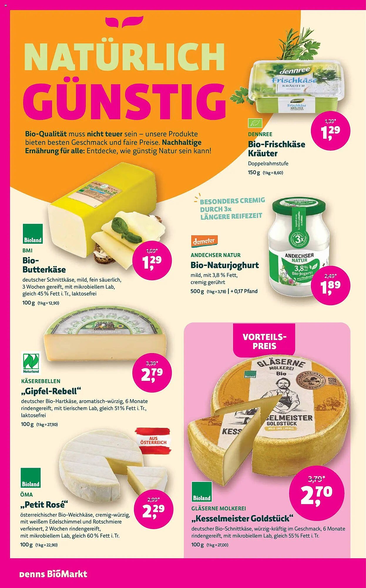 Denn's Biomarkt Flugblatt