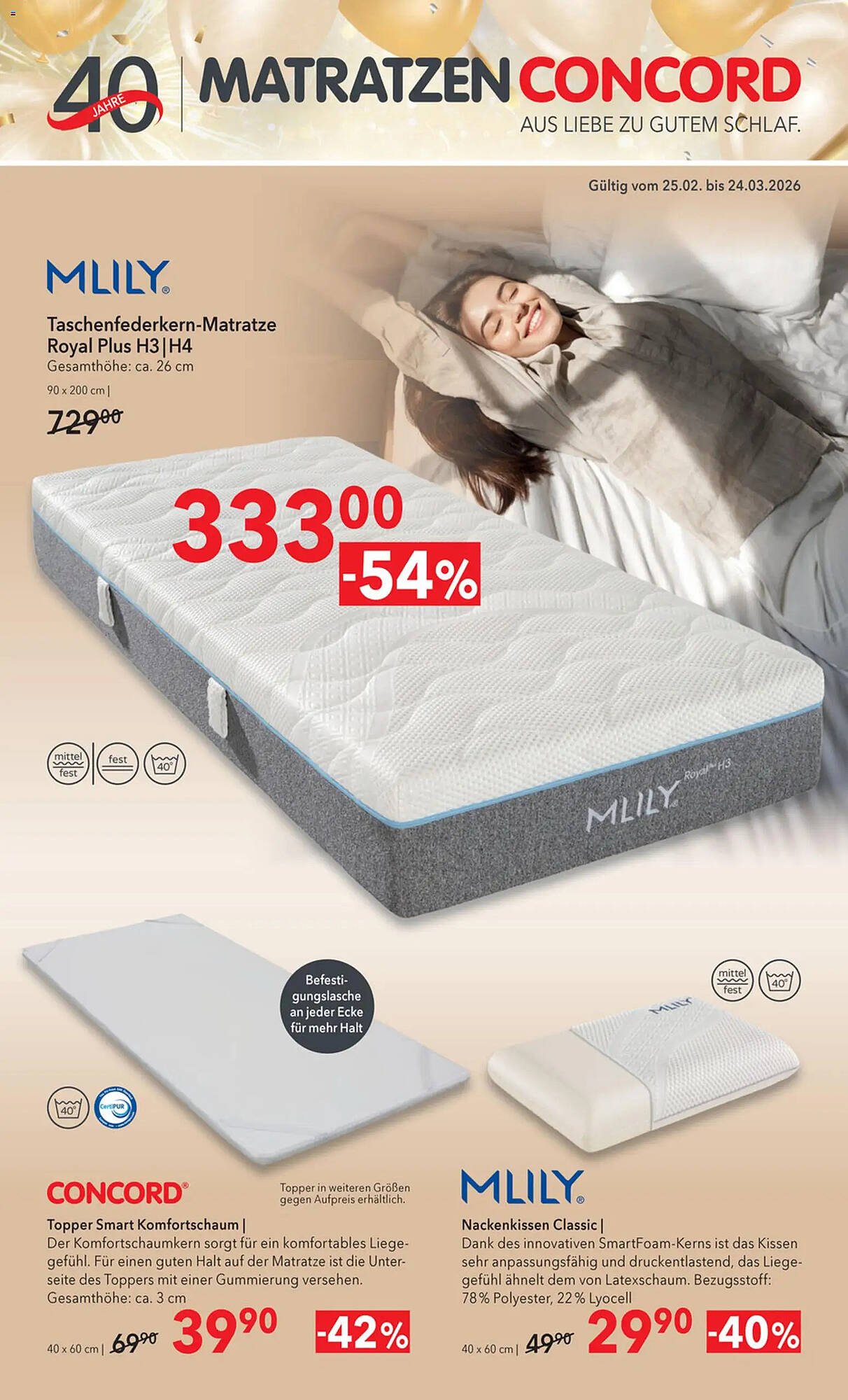 Matratzen Concord Prospekt