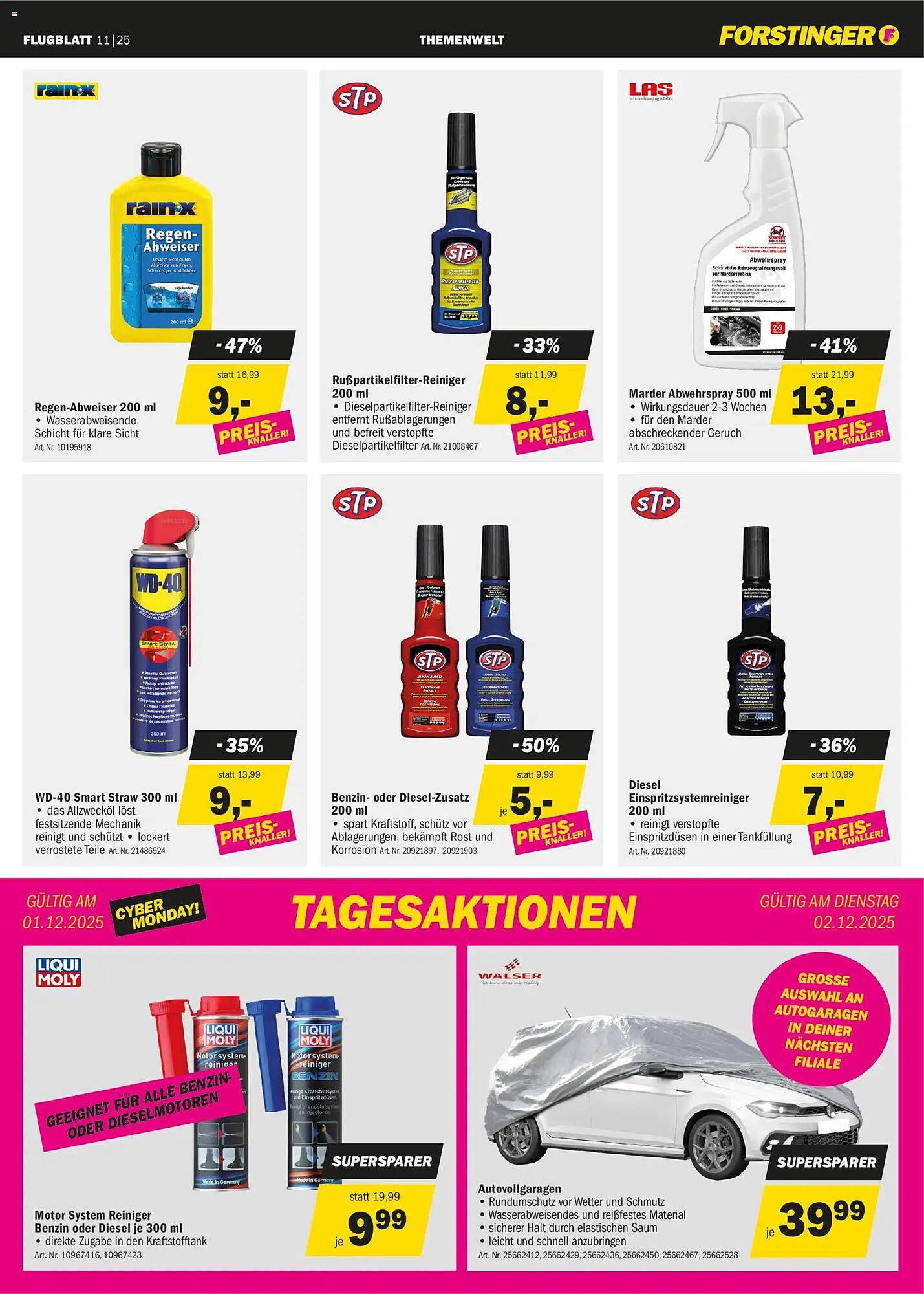 Forstinger Flugblatt