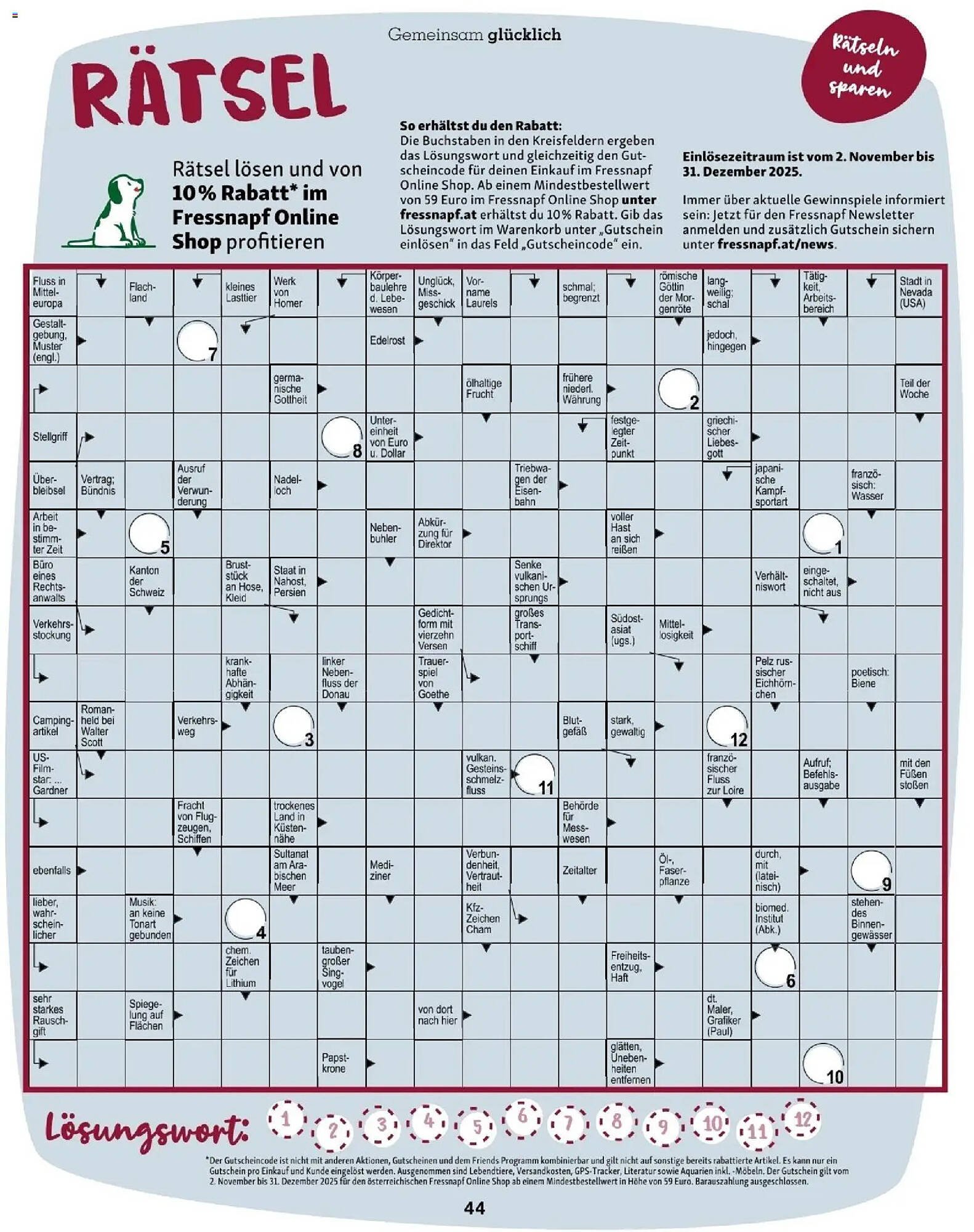 Fressnapf Flugblatt (2025-11-01 - 2025-12-31)