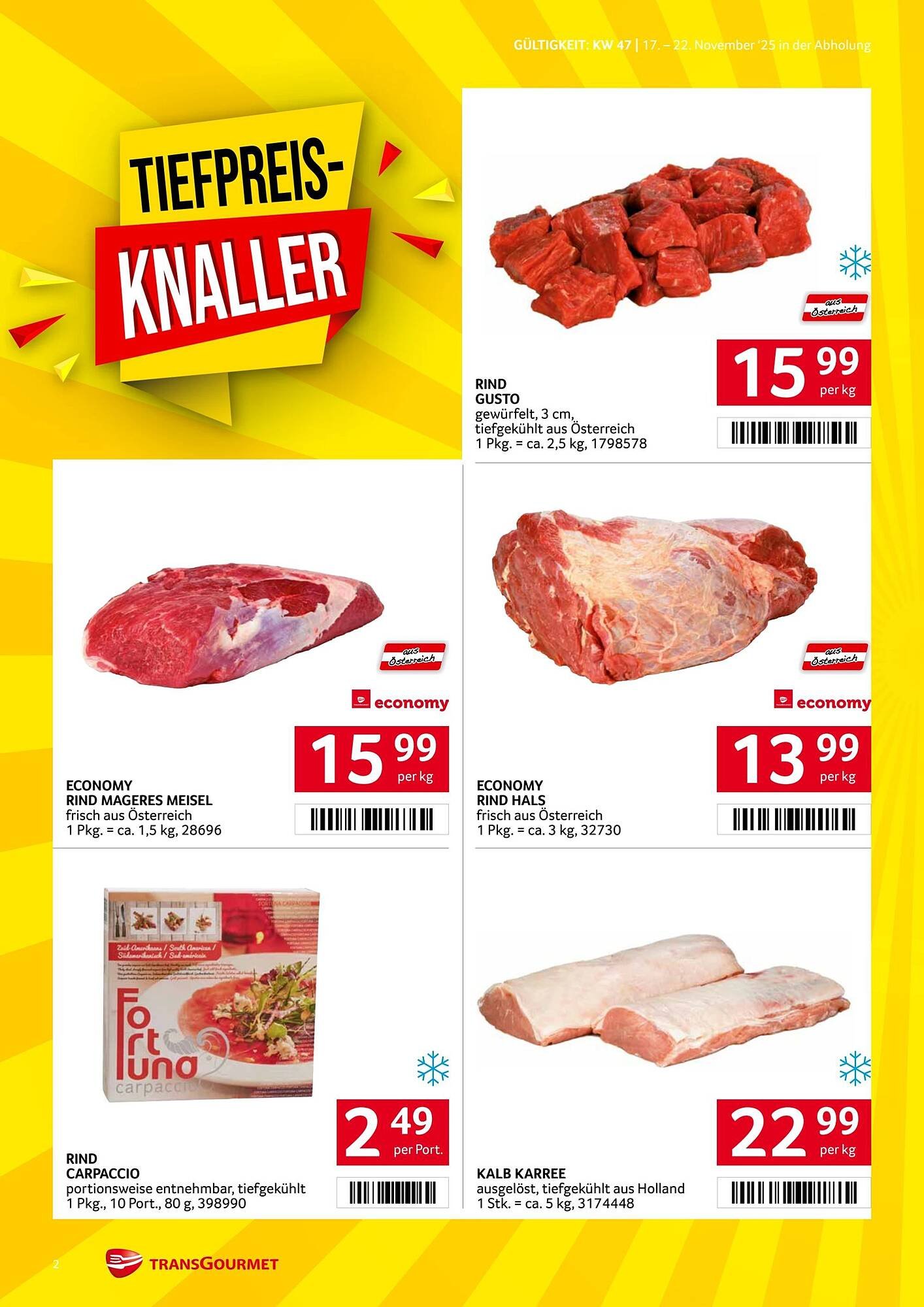 Transgourmet Flugblatt