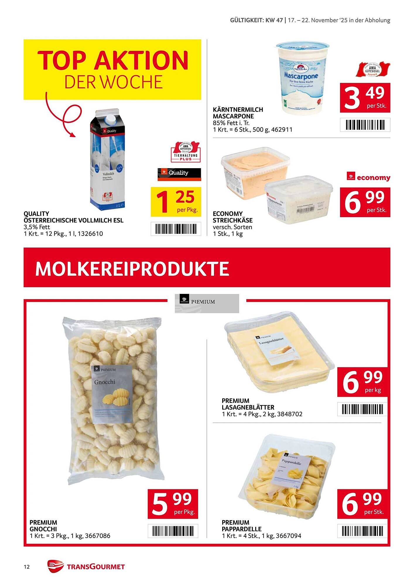 Transgourmet Flugblatt