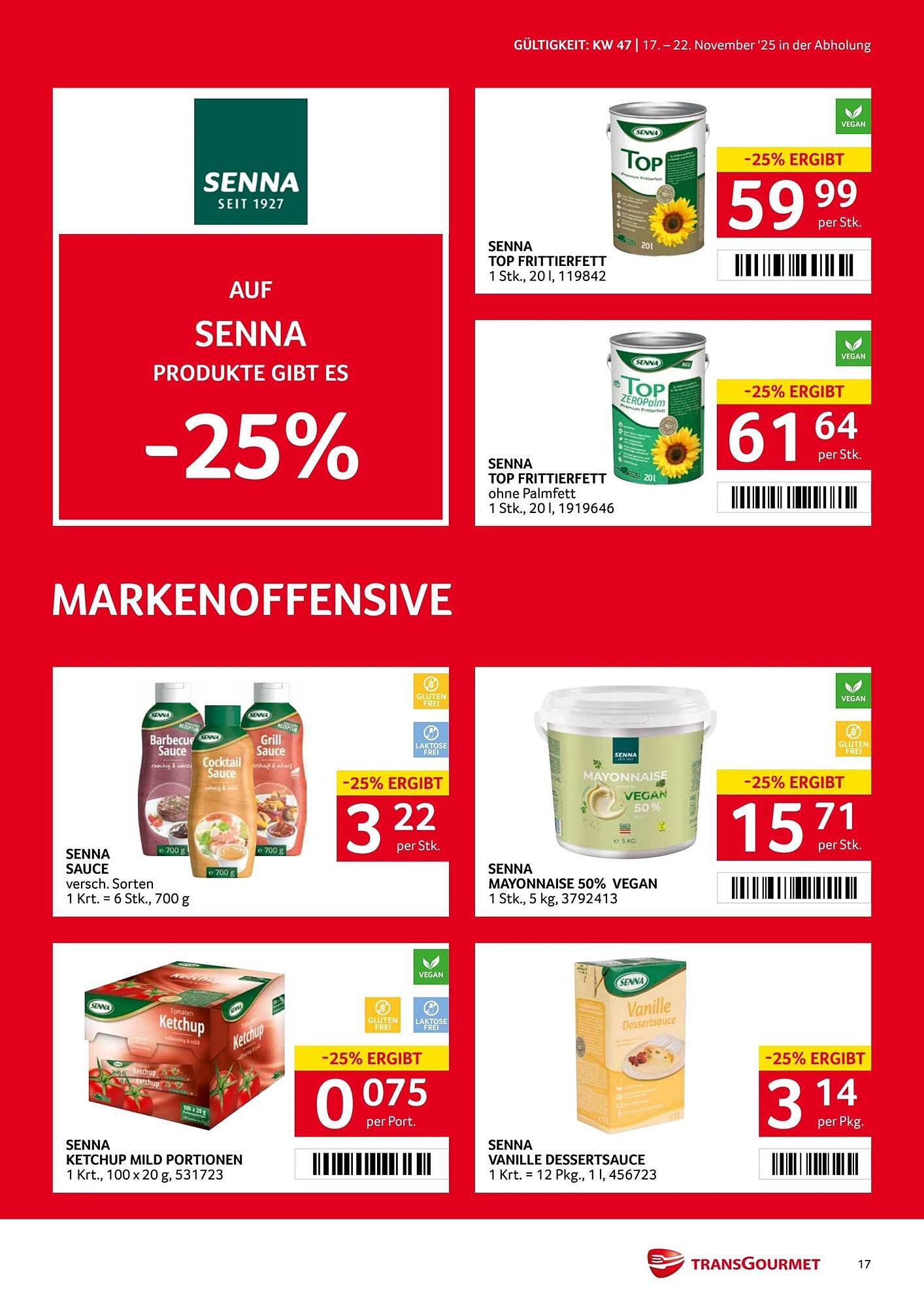 Transgourmet Flugblatt