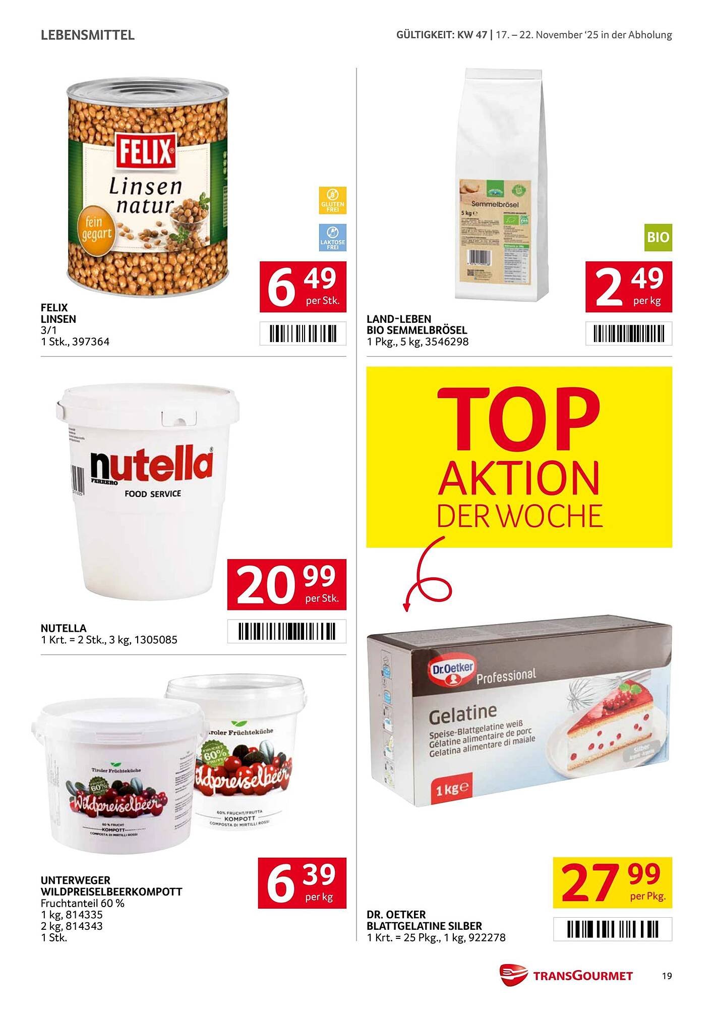 Transgourmet Flugblatt