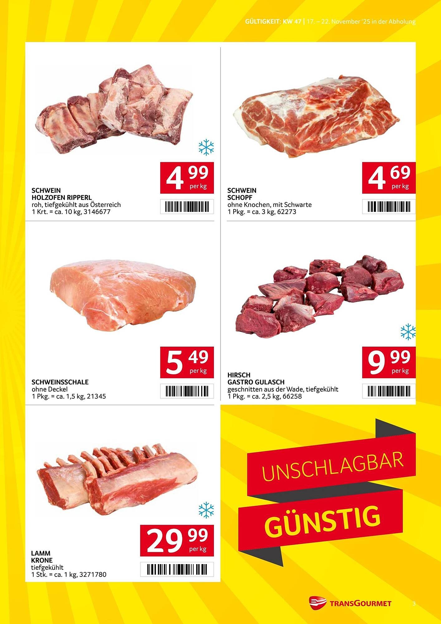 Transgourmet Flugblatt