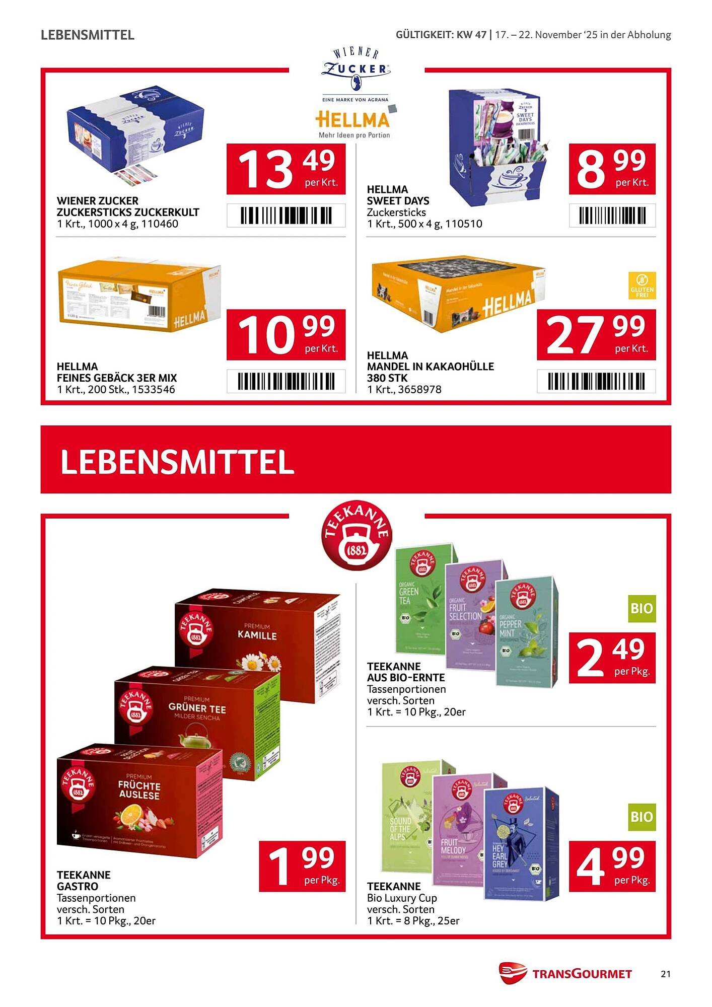 Transgourmet Flugblatt