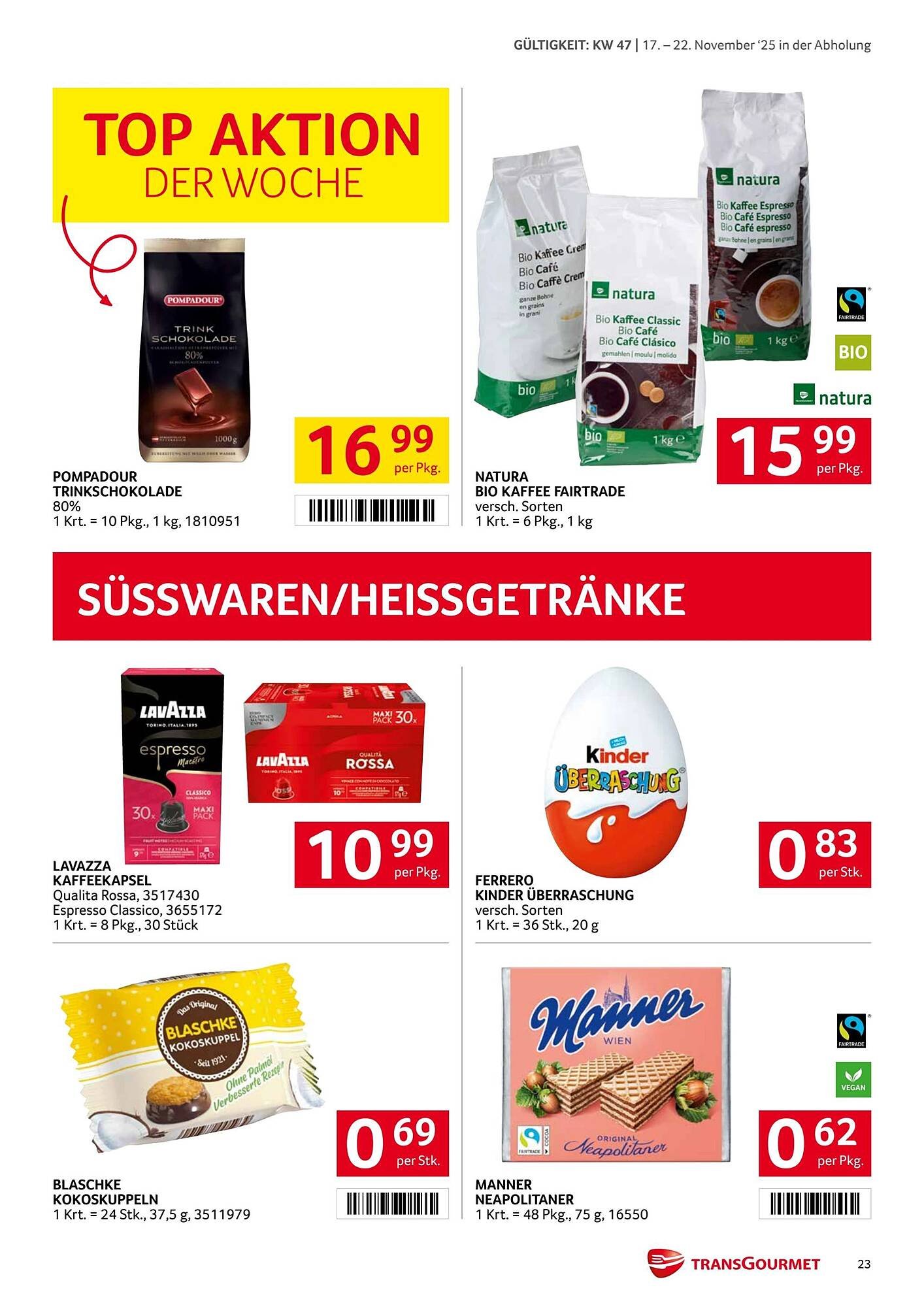 Transgourmet Flugblatt
