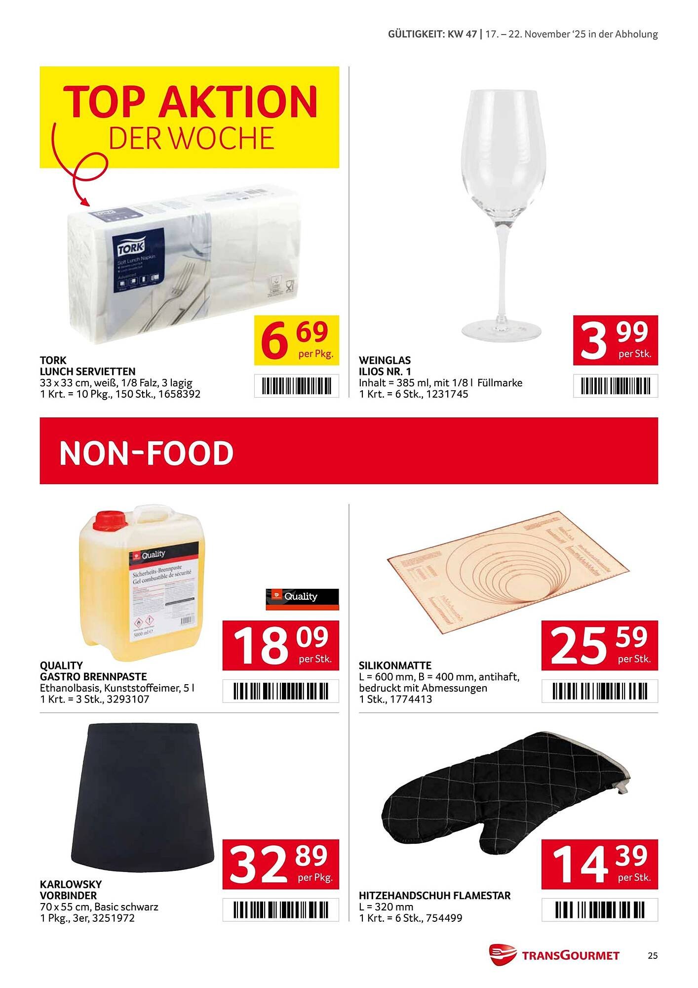 Transgourmet Flugblatt