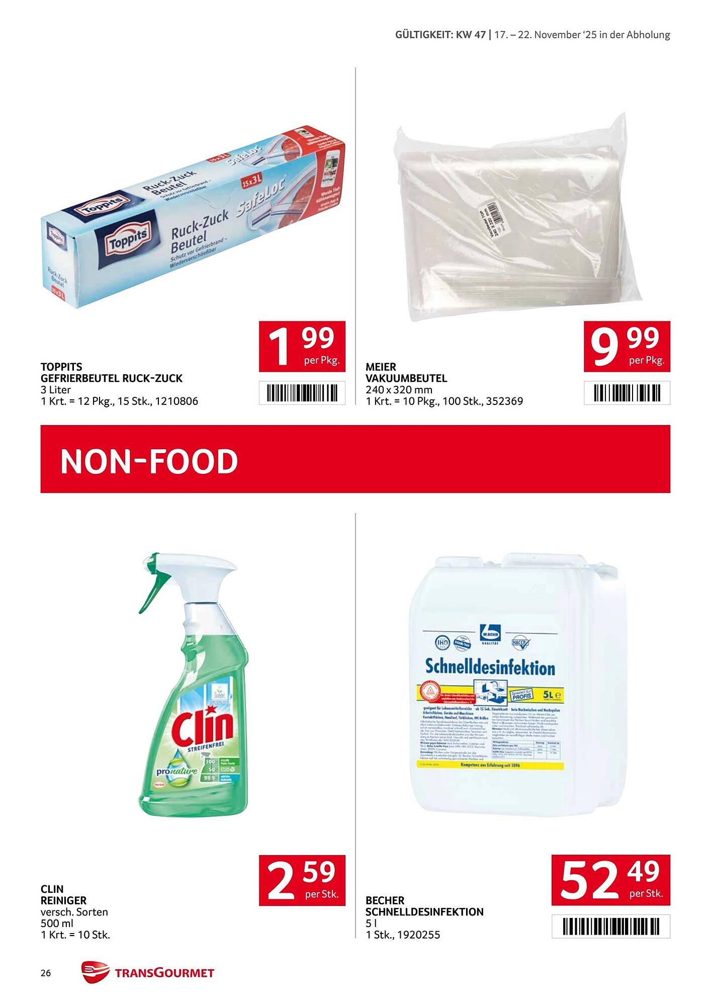 Transgourmet Flugblatt