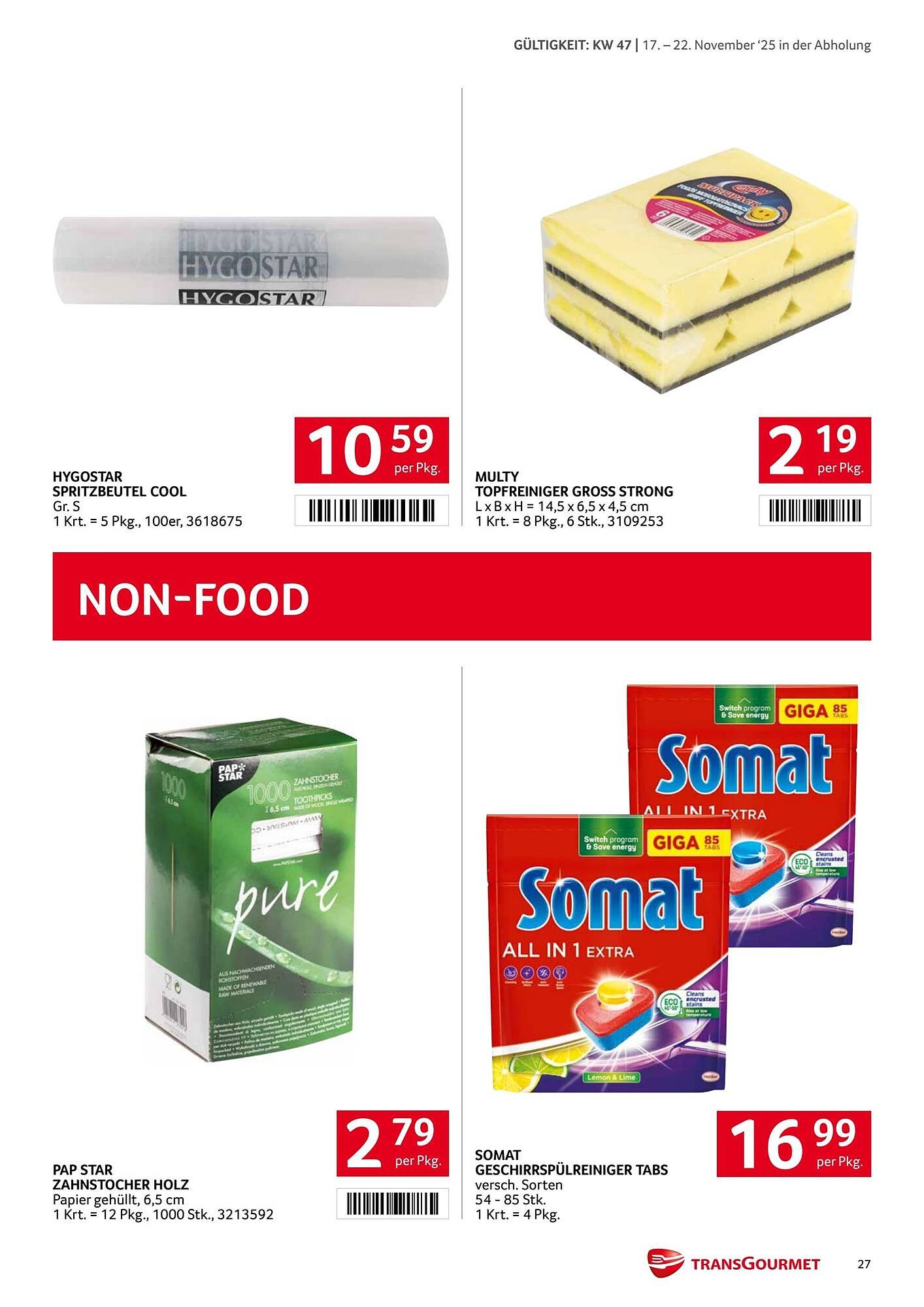 Transgourmet Flugblatt