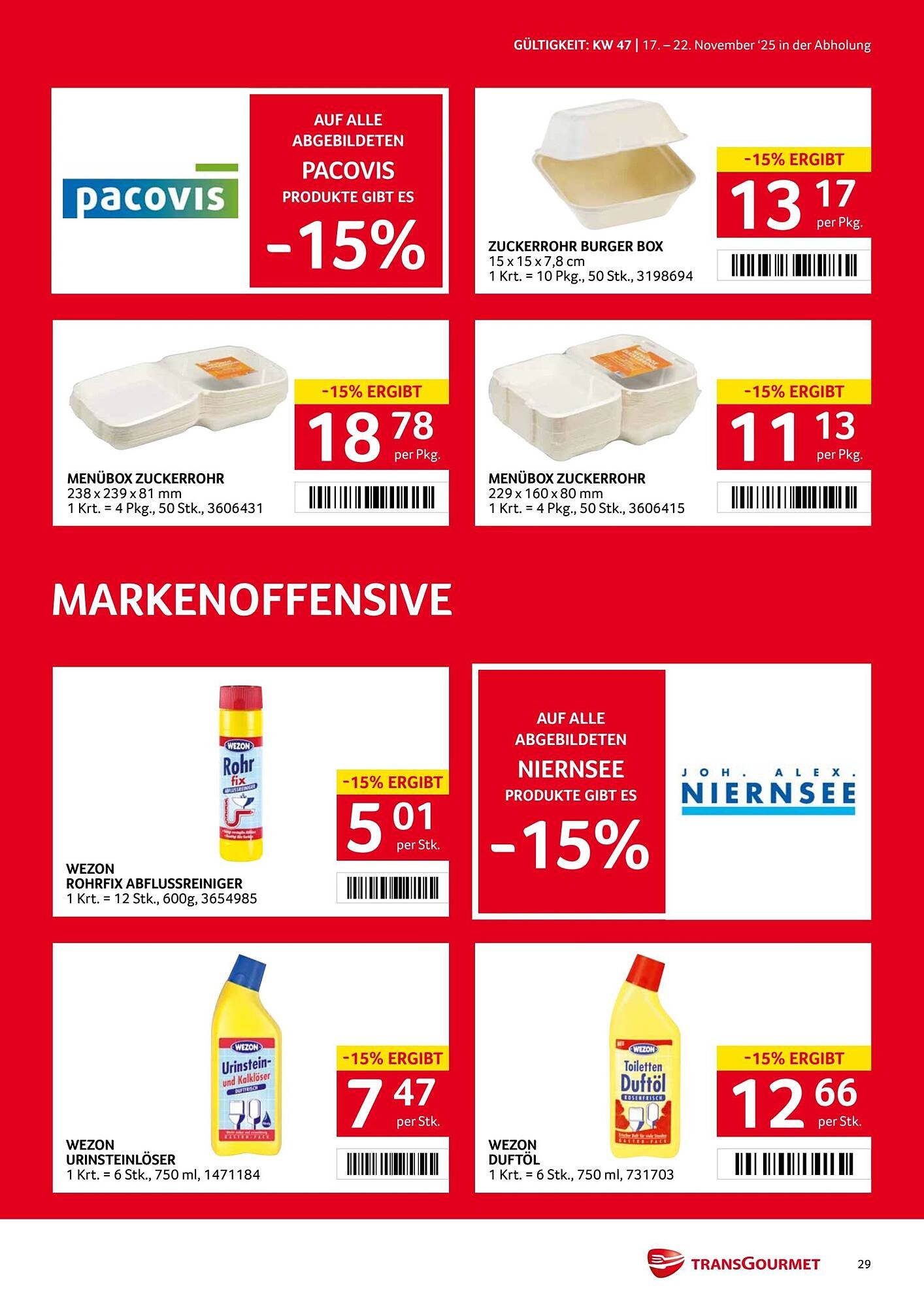 Transgourmet Flugblatt