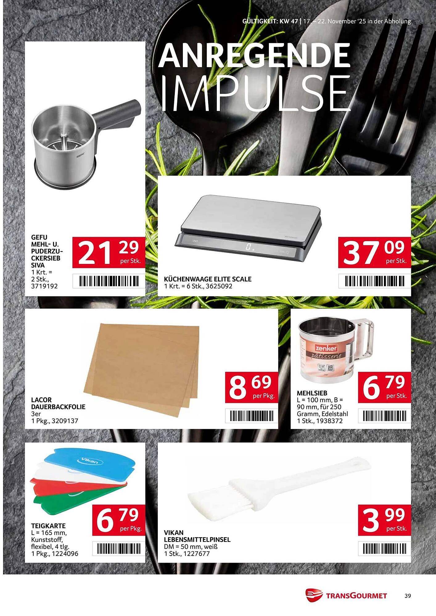 Transgourmet Flugblatt