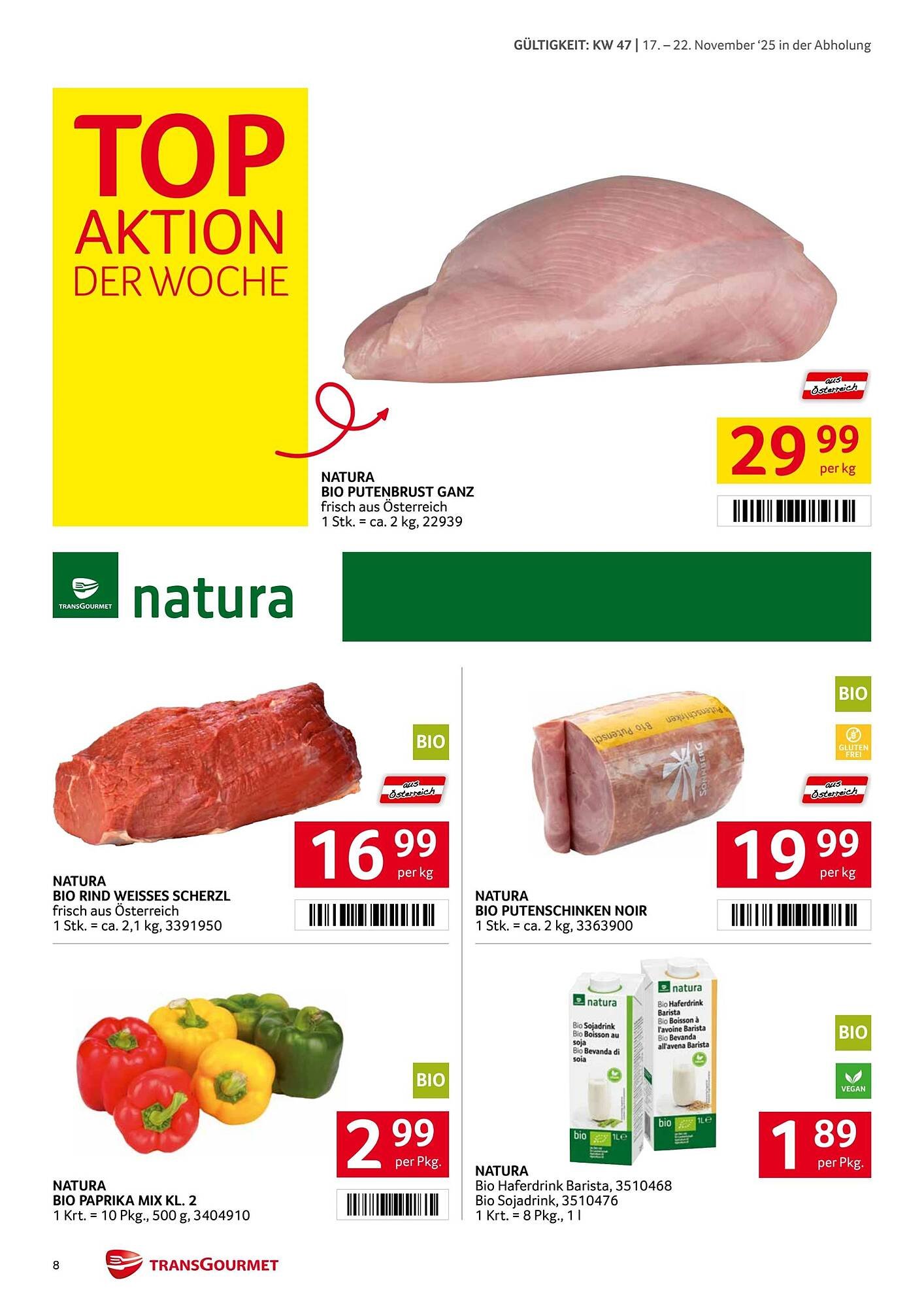 Transgourmet Flugblatt