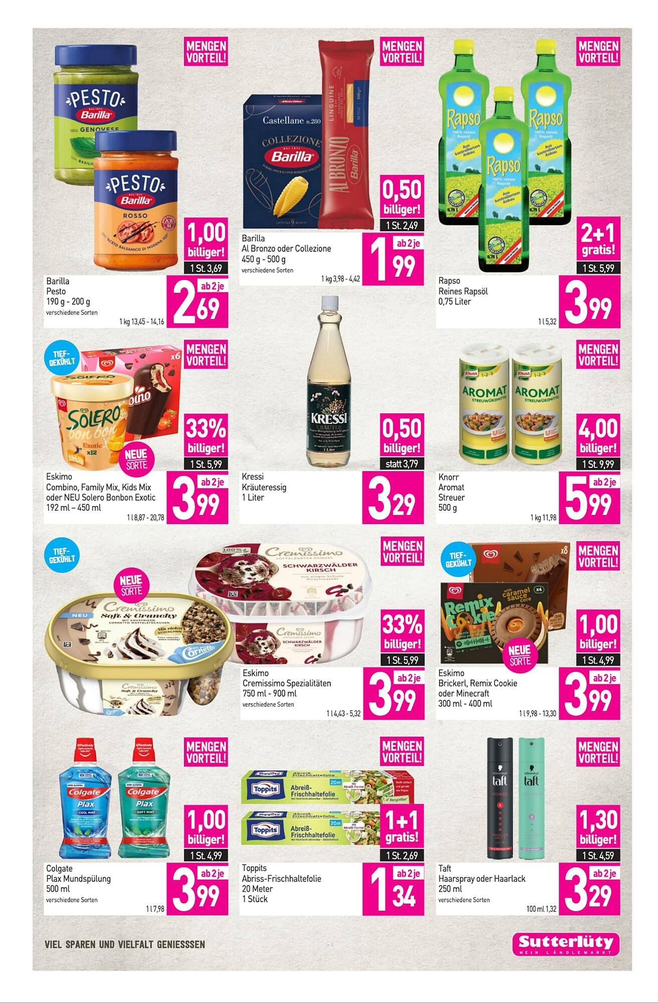 Sutterlüty Flugblatt