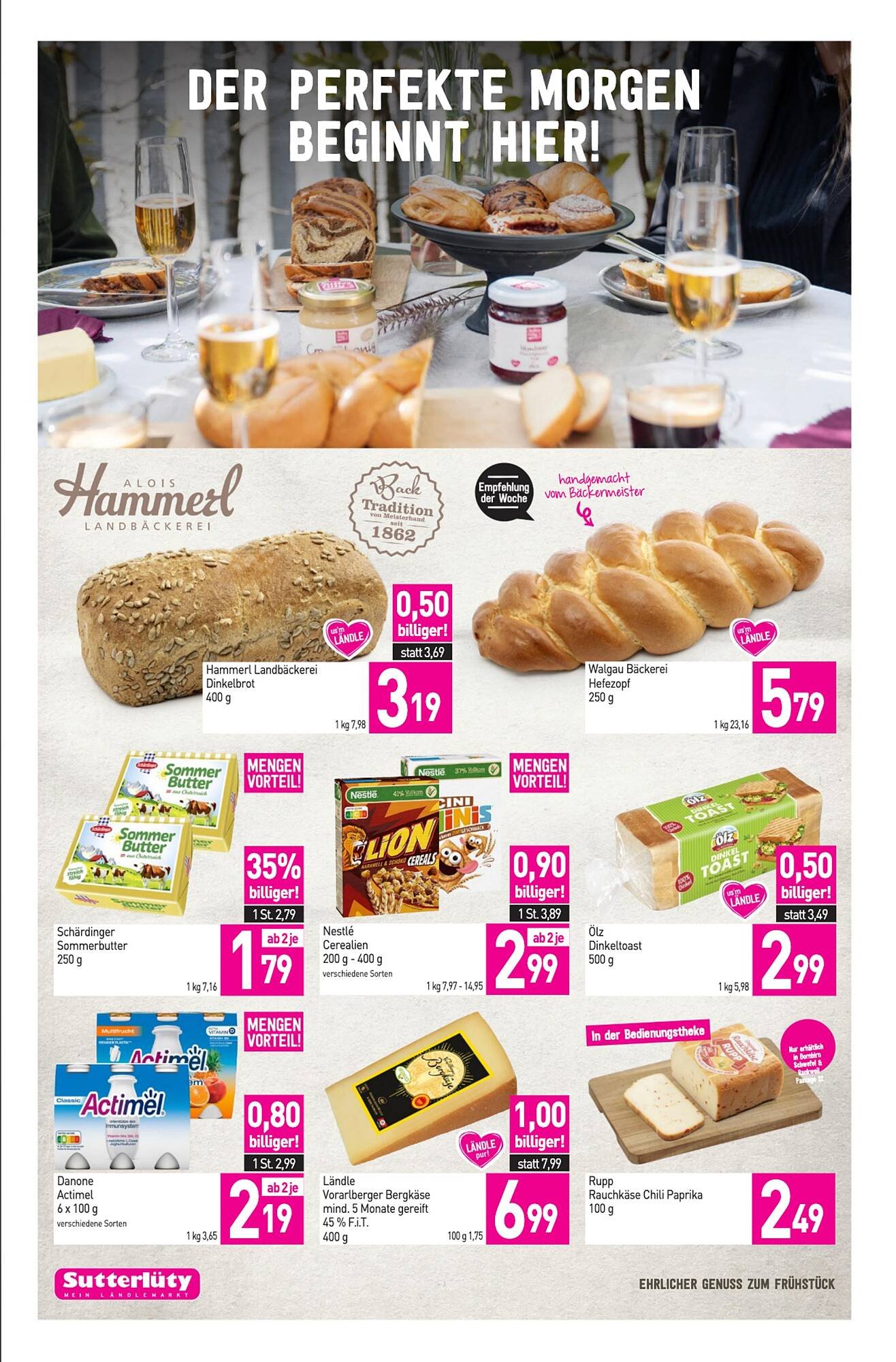 Sutterlüty Flugblatt