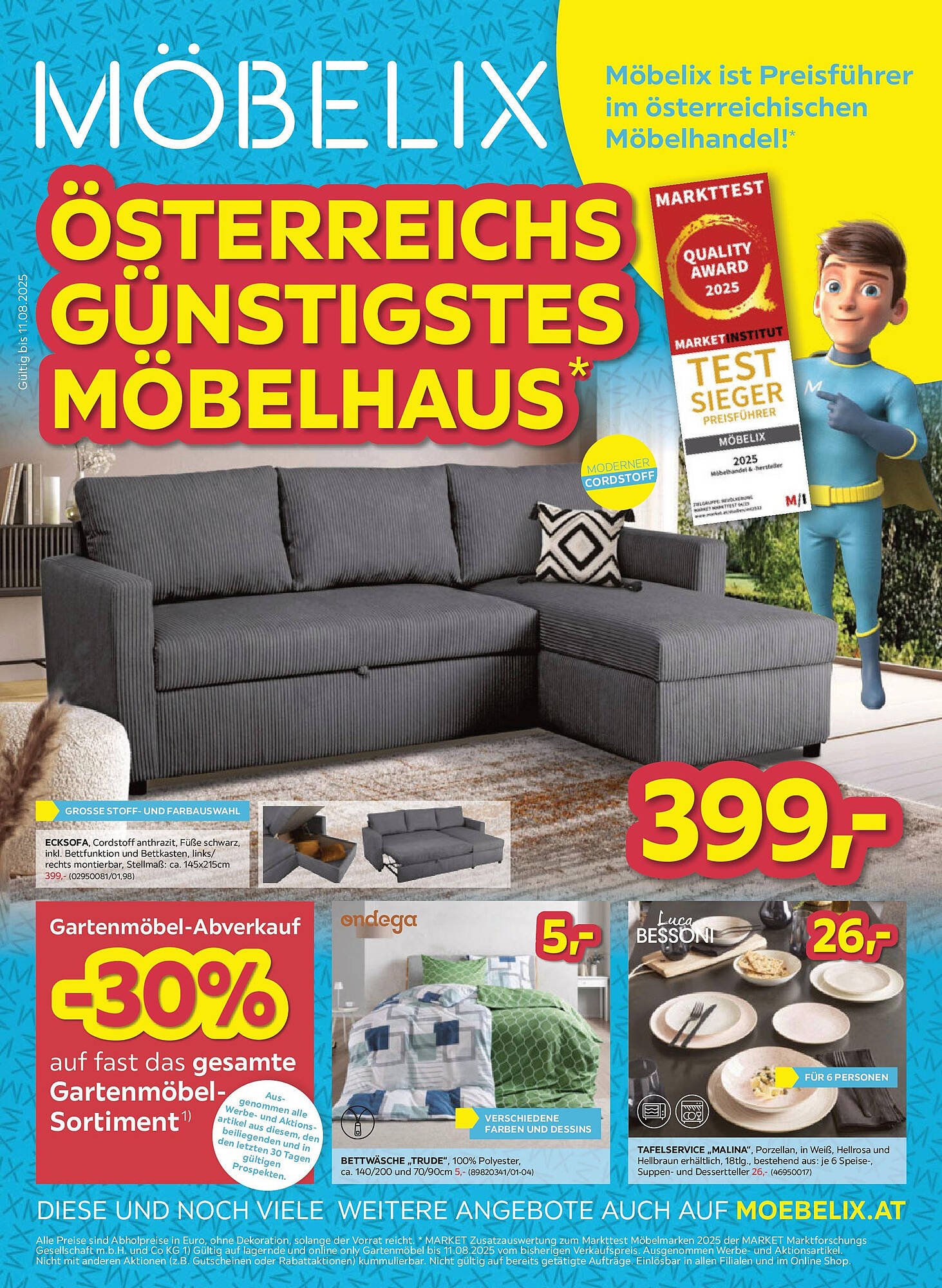 Möbelix Flugblatt (2025-08-05 - 2025-08-11) | 1