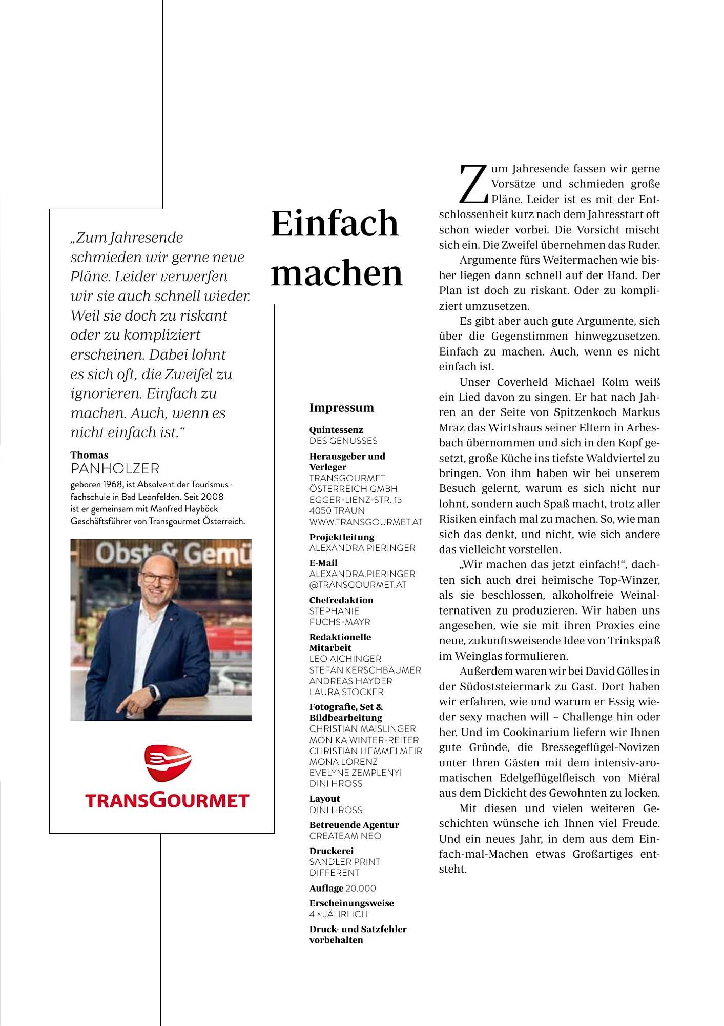 Transgourmet Flugblatt