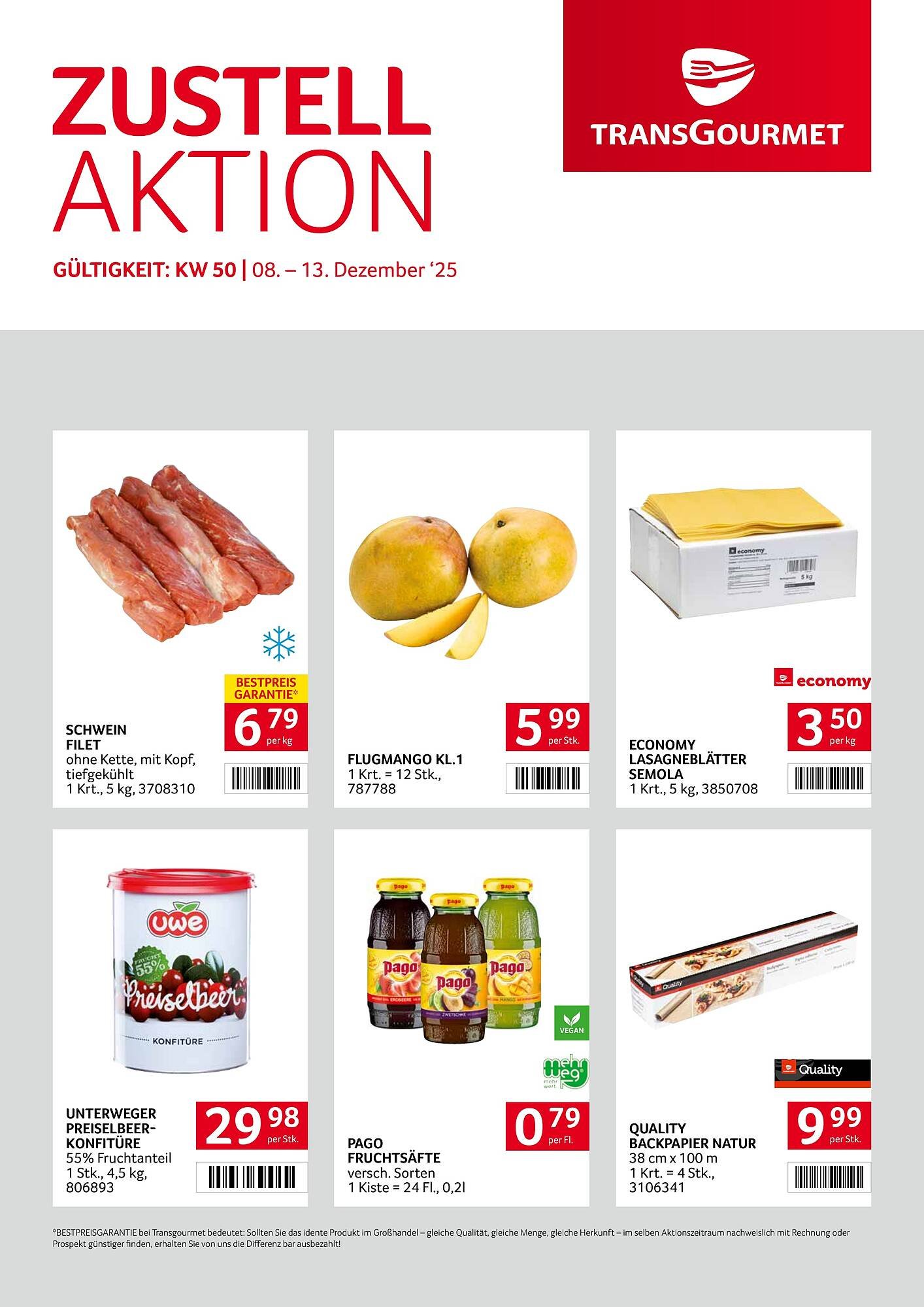 Transgourmet Flugblatt