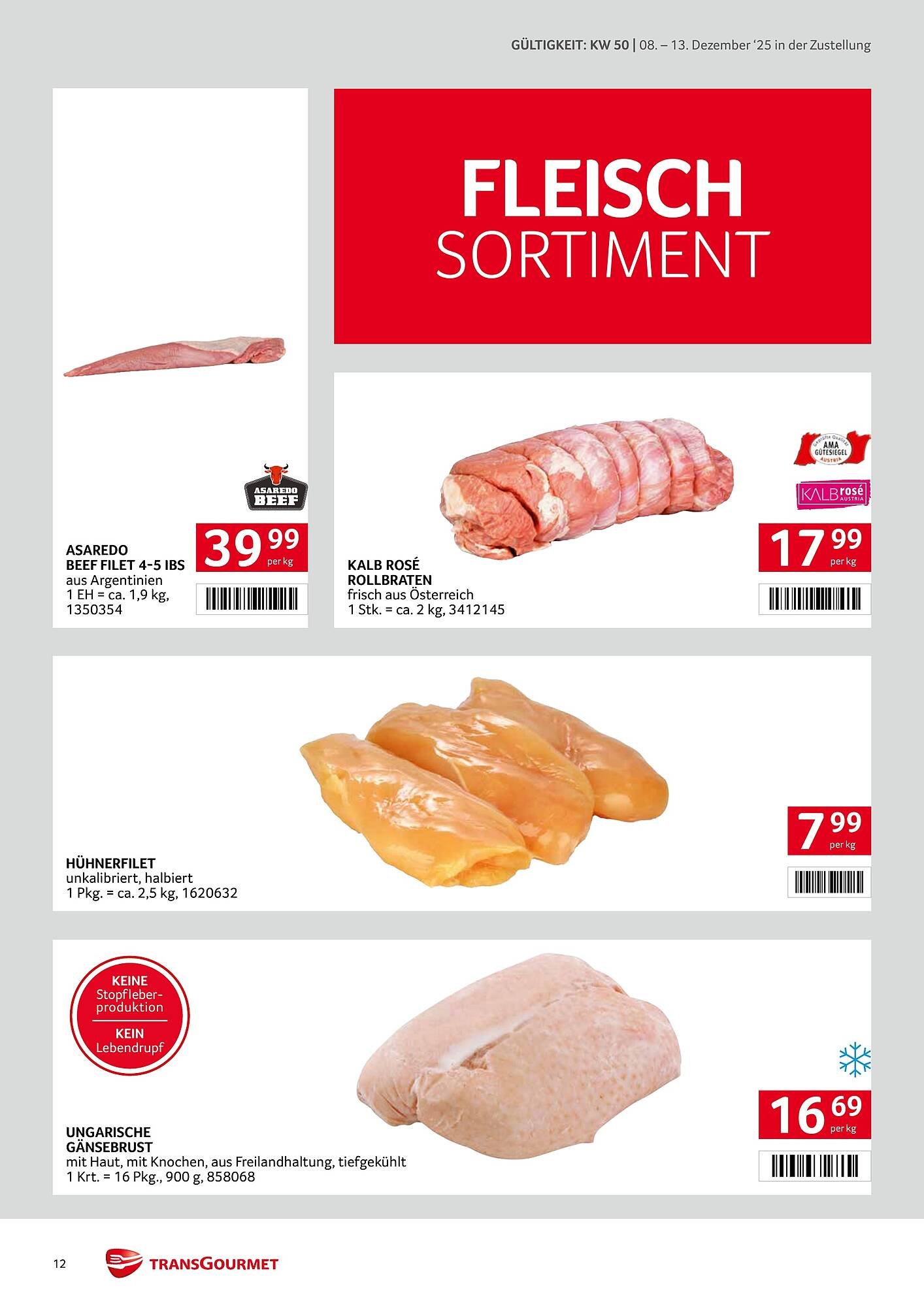 Transgourmet Flugblatt