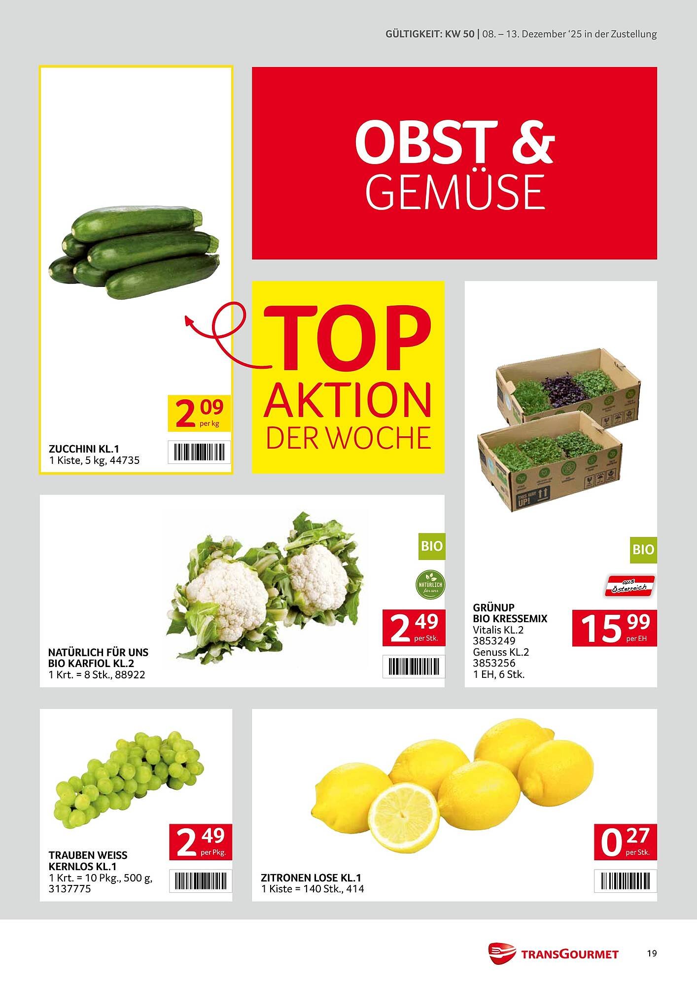 Transgourmet Flugblatt