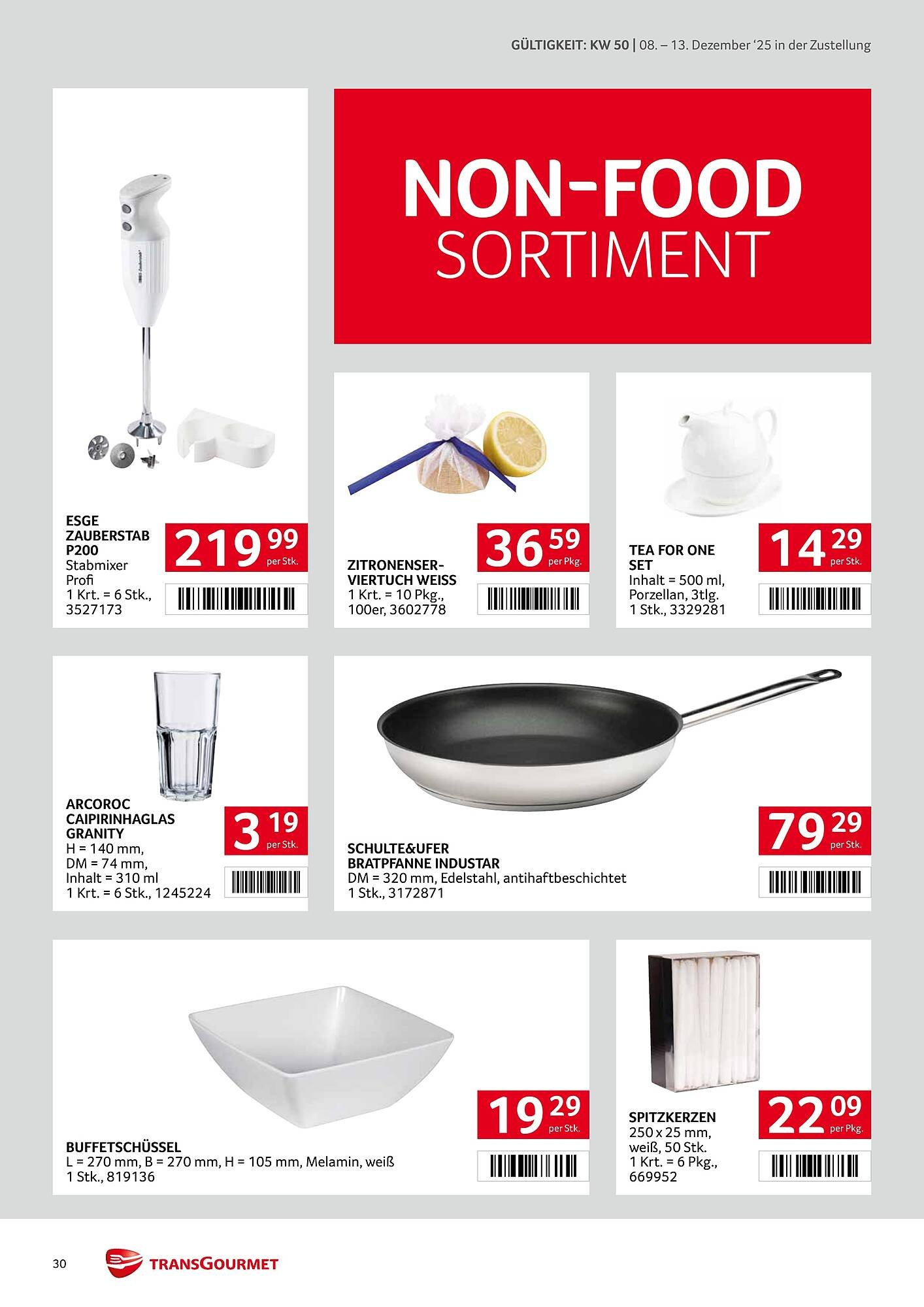 Transgourmet Flugblatt