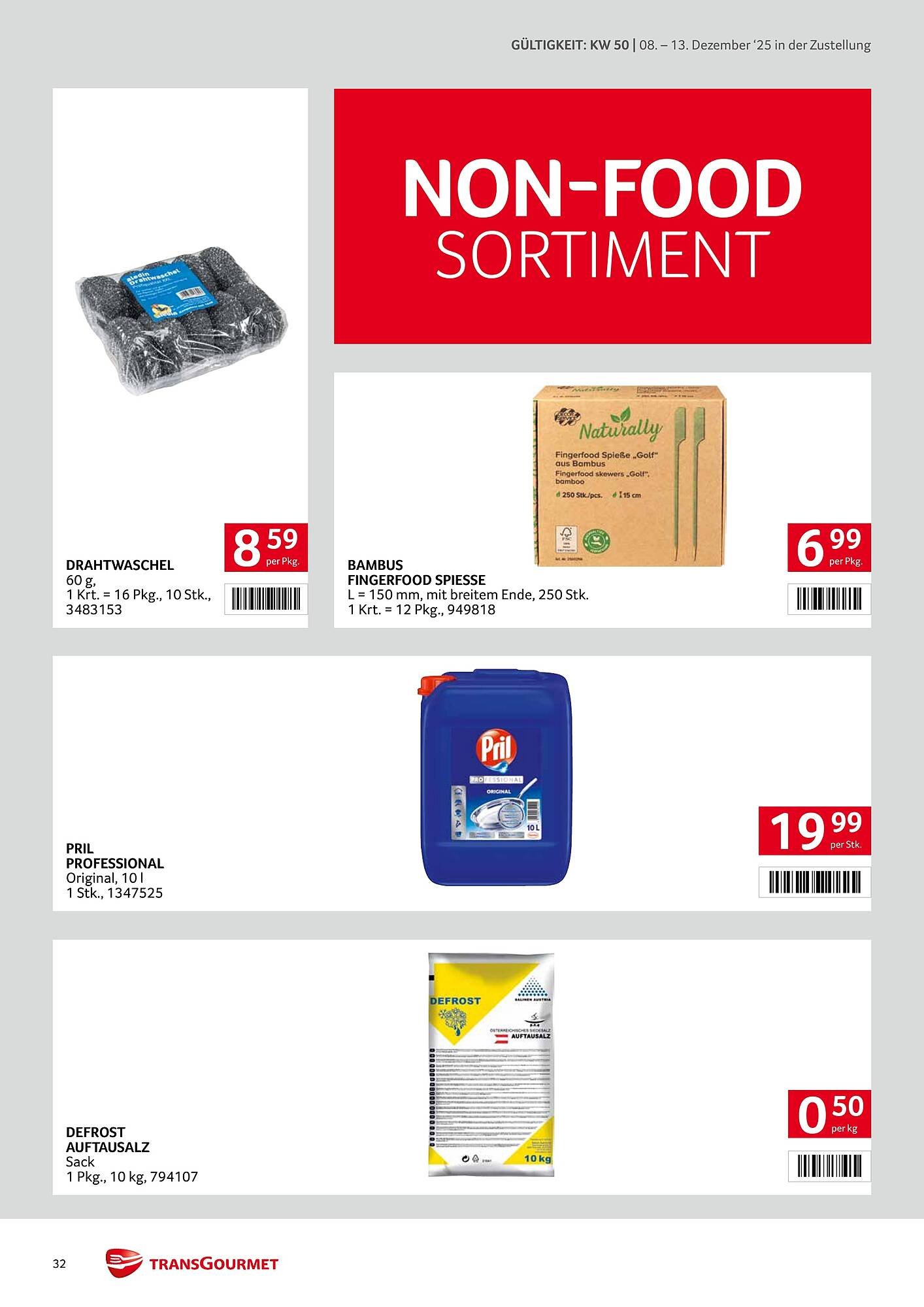 Transgourmet Flugblatt