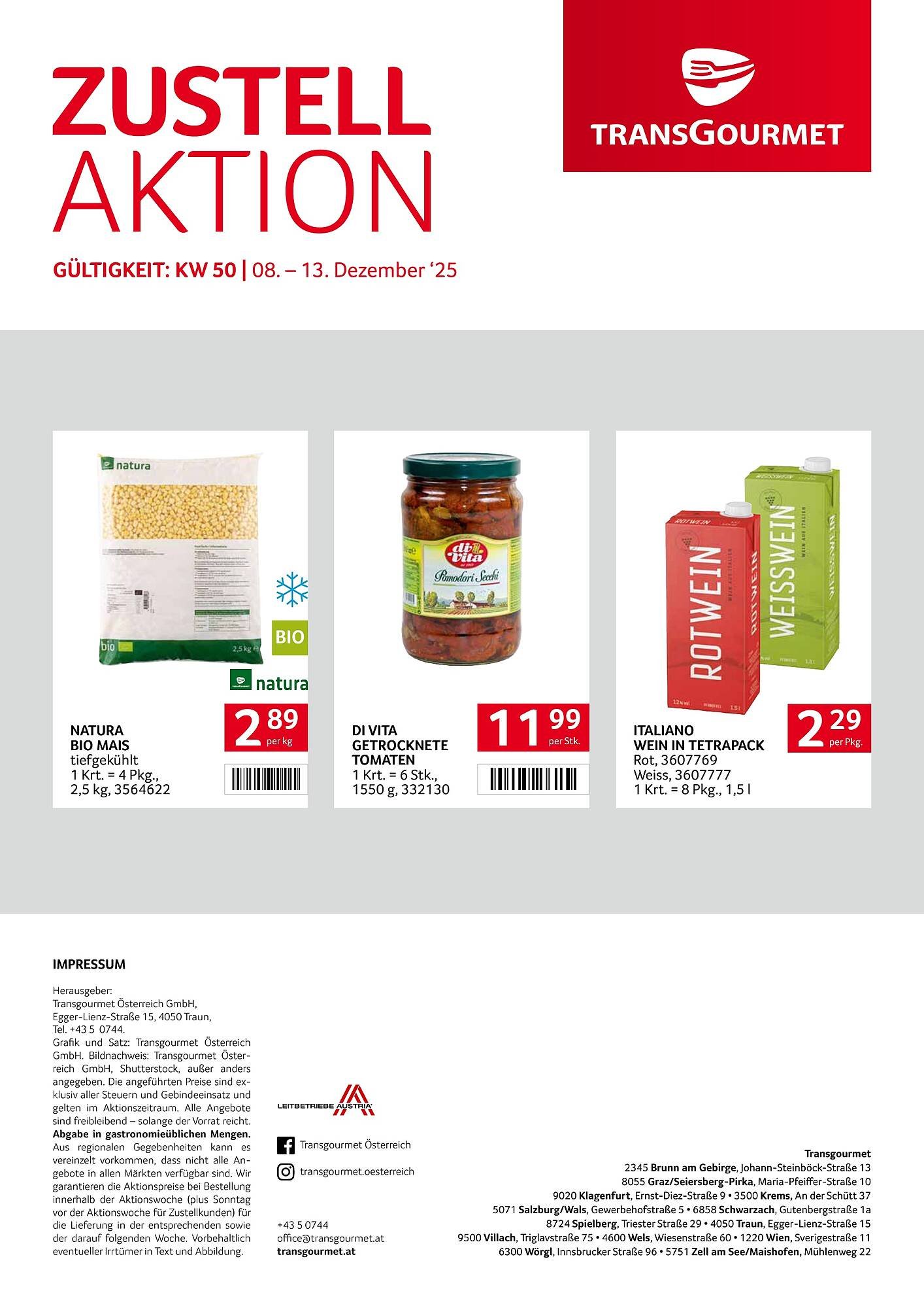 Transgourmet Flugblatt