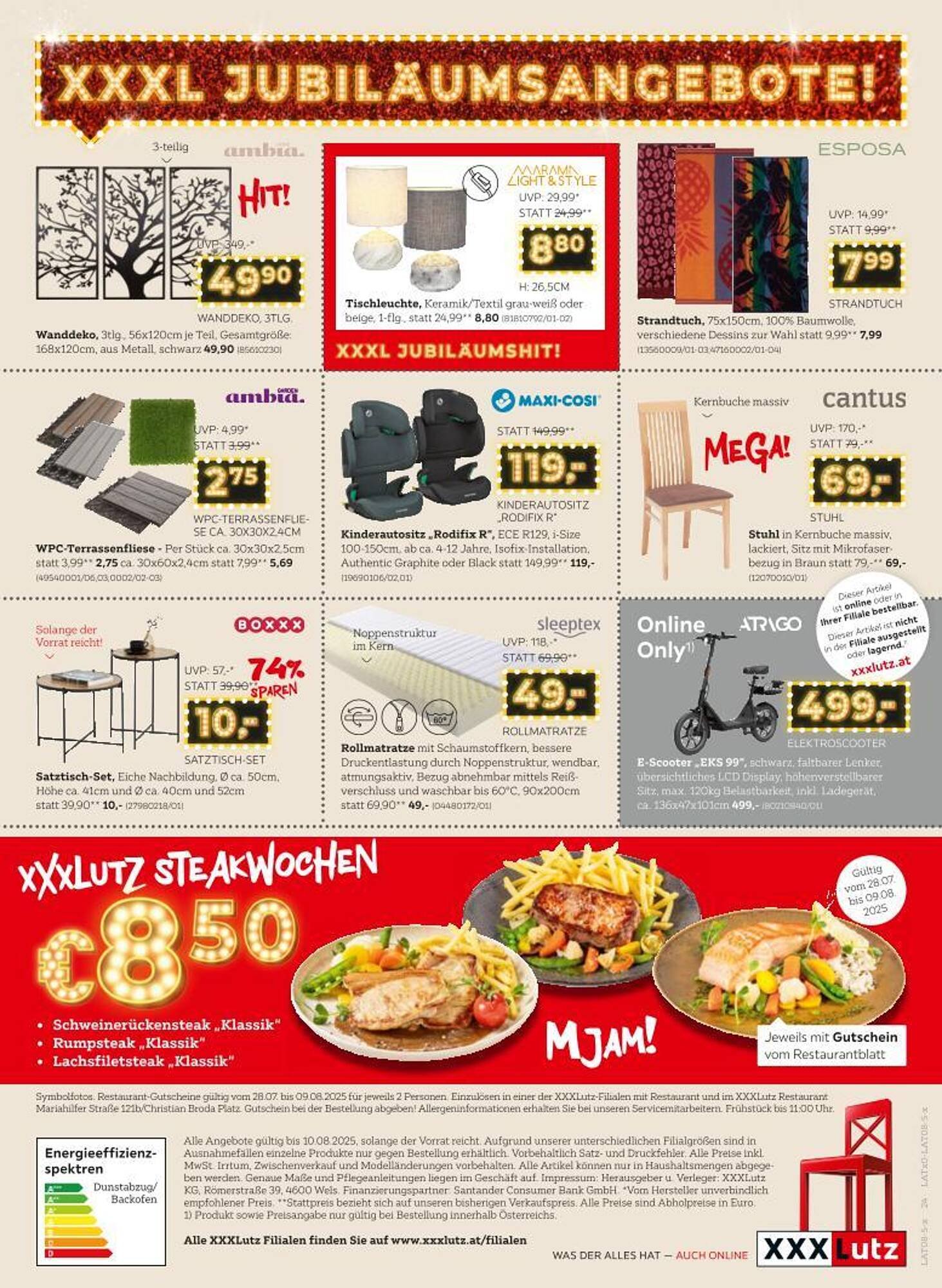 XXXLutz Flugblatt (2025-07-28 - 2025-08-10)