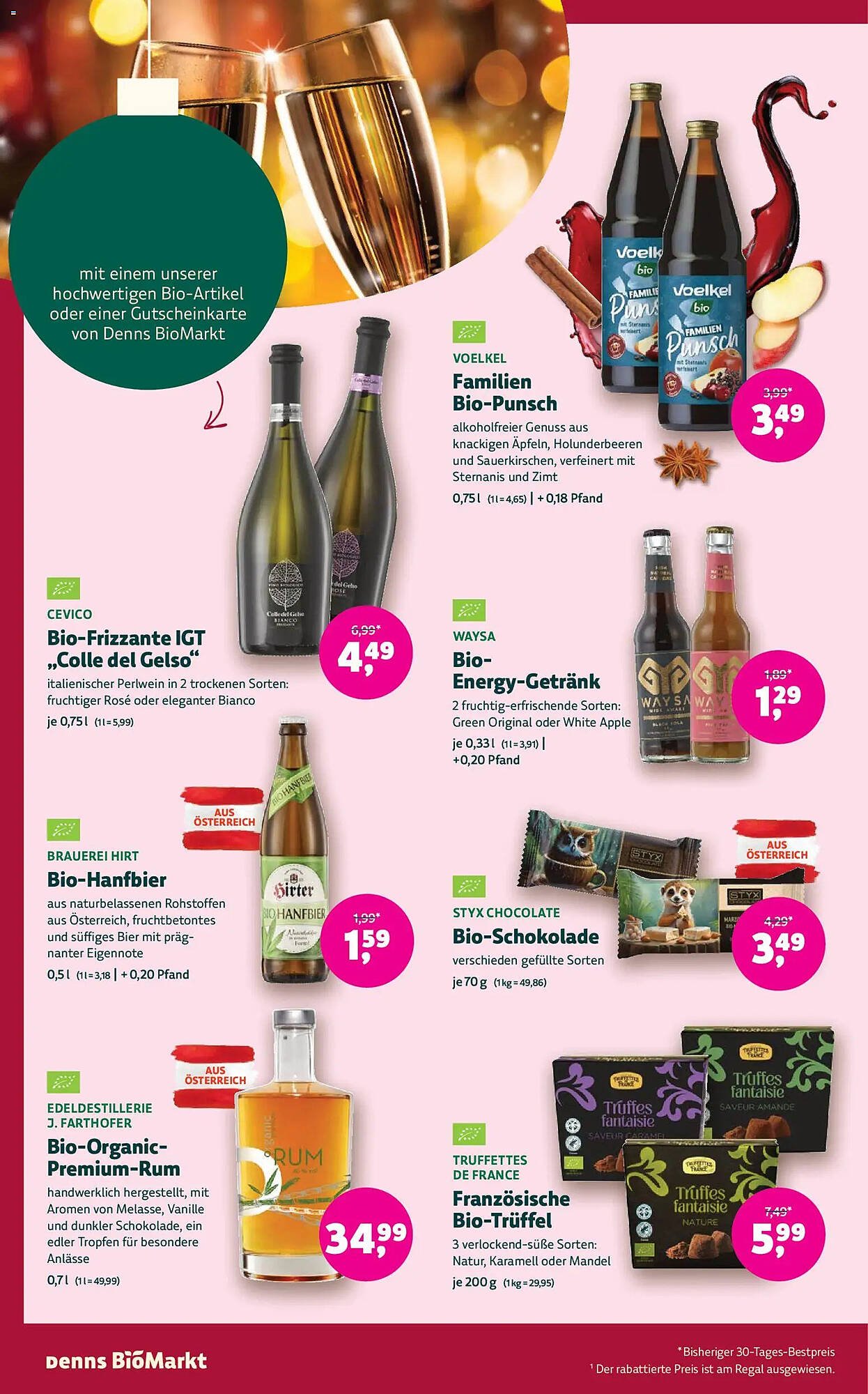 Denn&#039;s Biomarkt Flugblatt