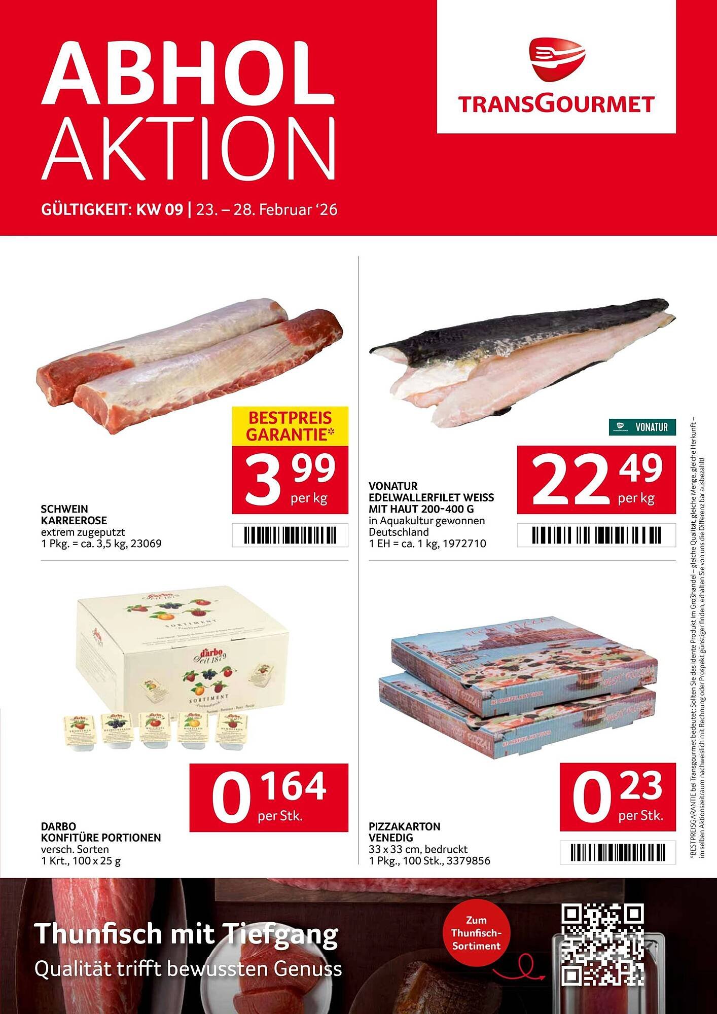 Transgourmet Flugblatt