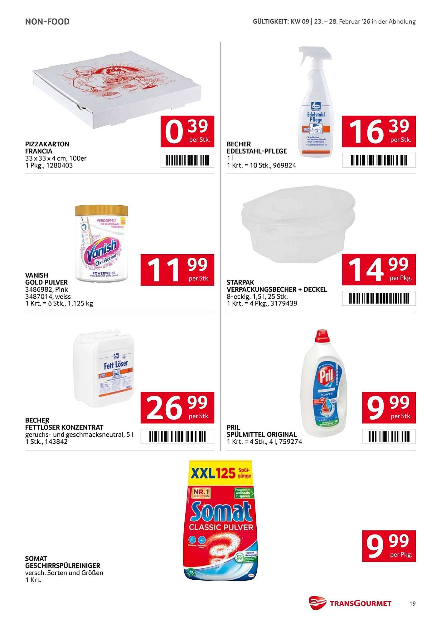 Transgourmet Flugblatt