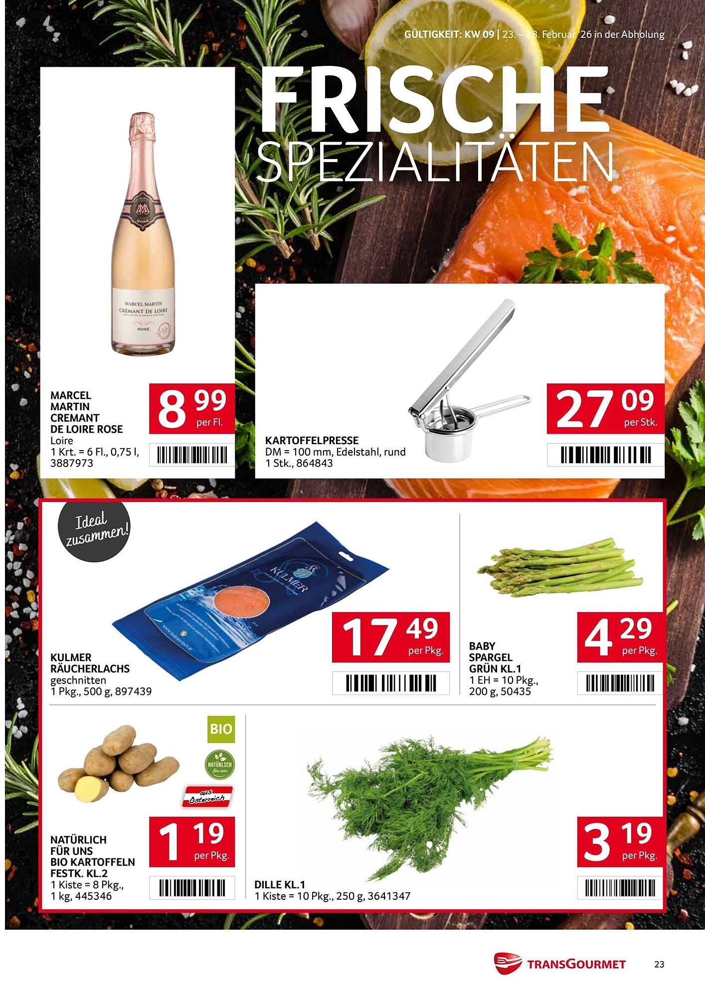 Transgourmet Flugblatt