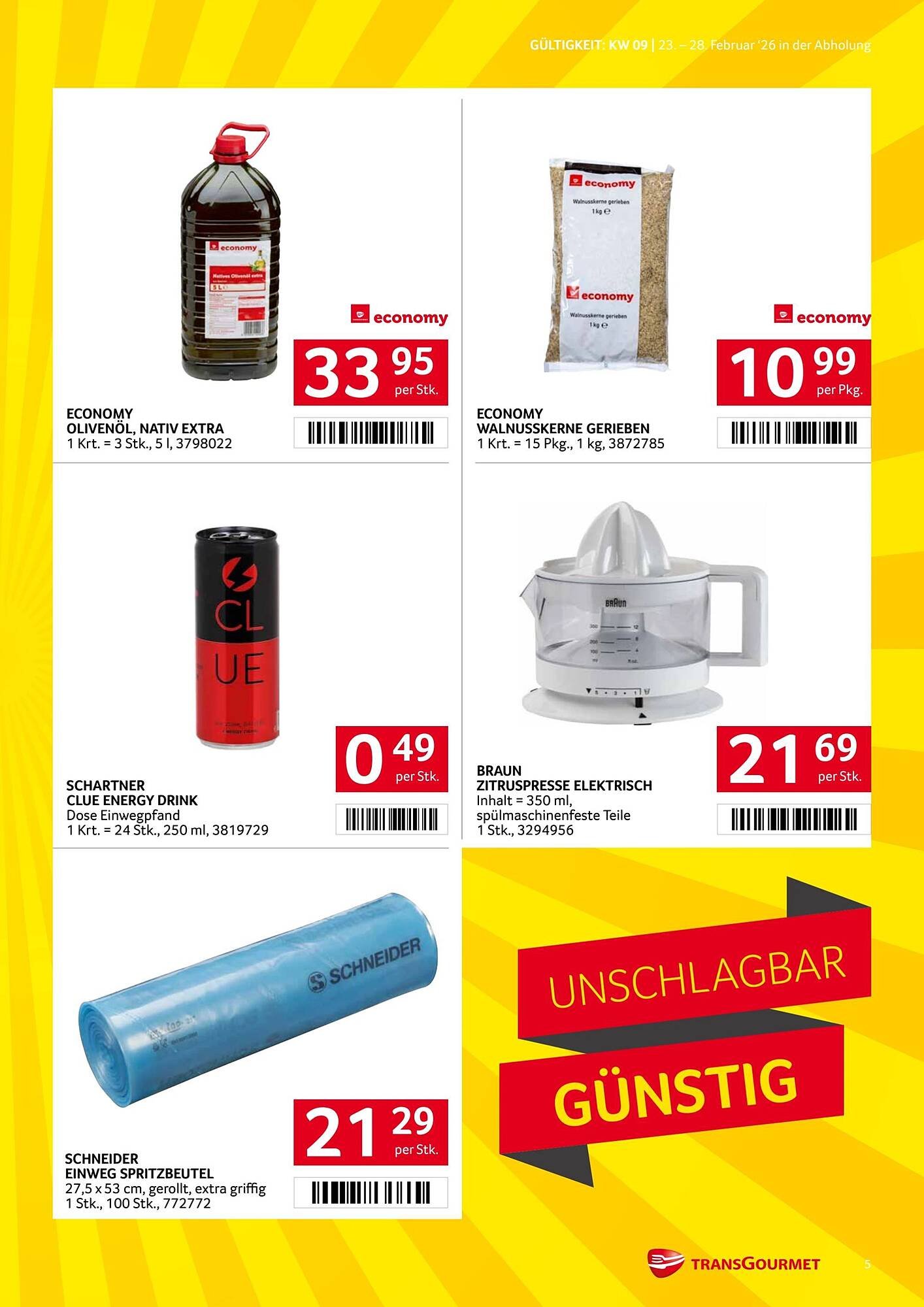 Transgourmet Flugblatt