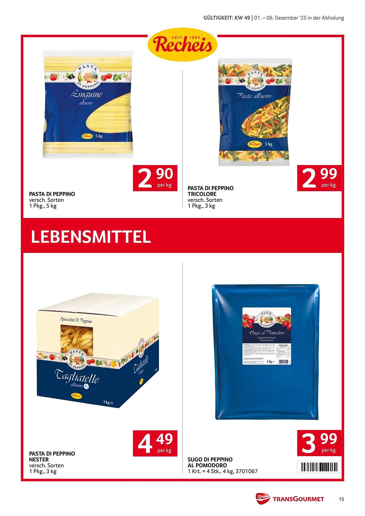 Transgourmet Flugblatt