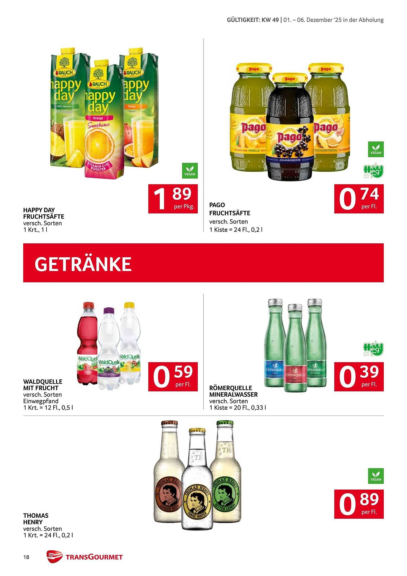 Transgourmet Flugblatt