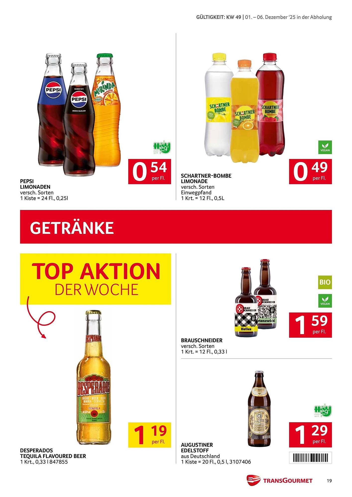 Transgourmet Flugblatt