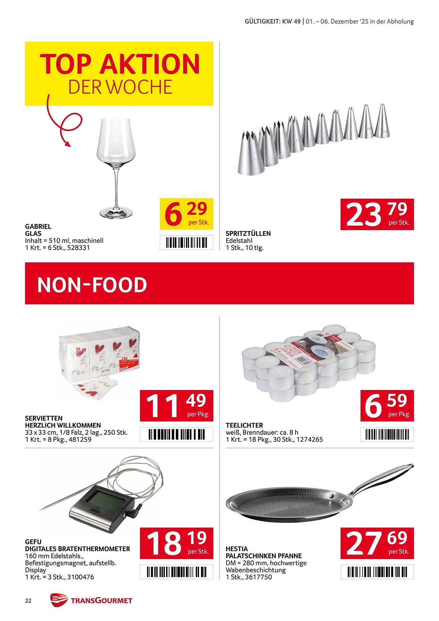 Transgourmet Flugblatt