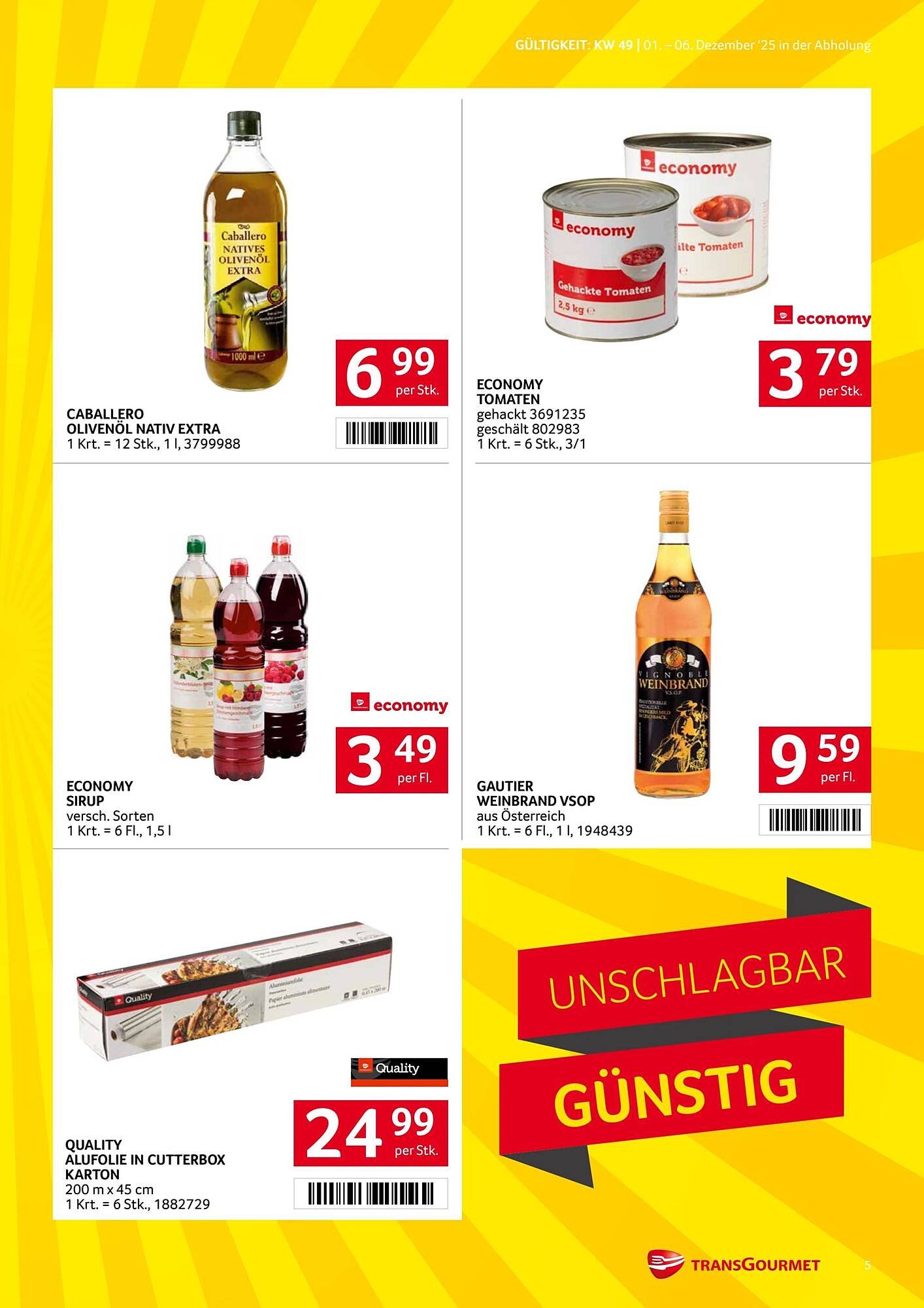 Transgourmet Flugblatt