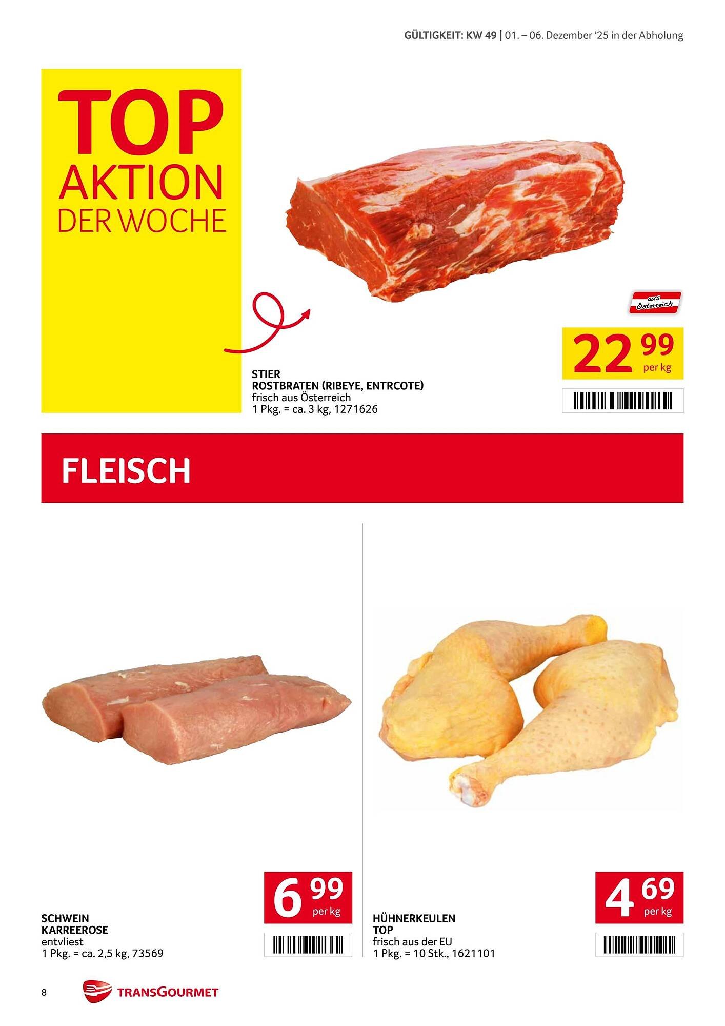 Transgourmet Flugblatt