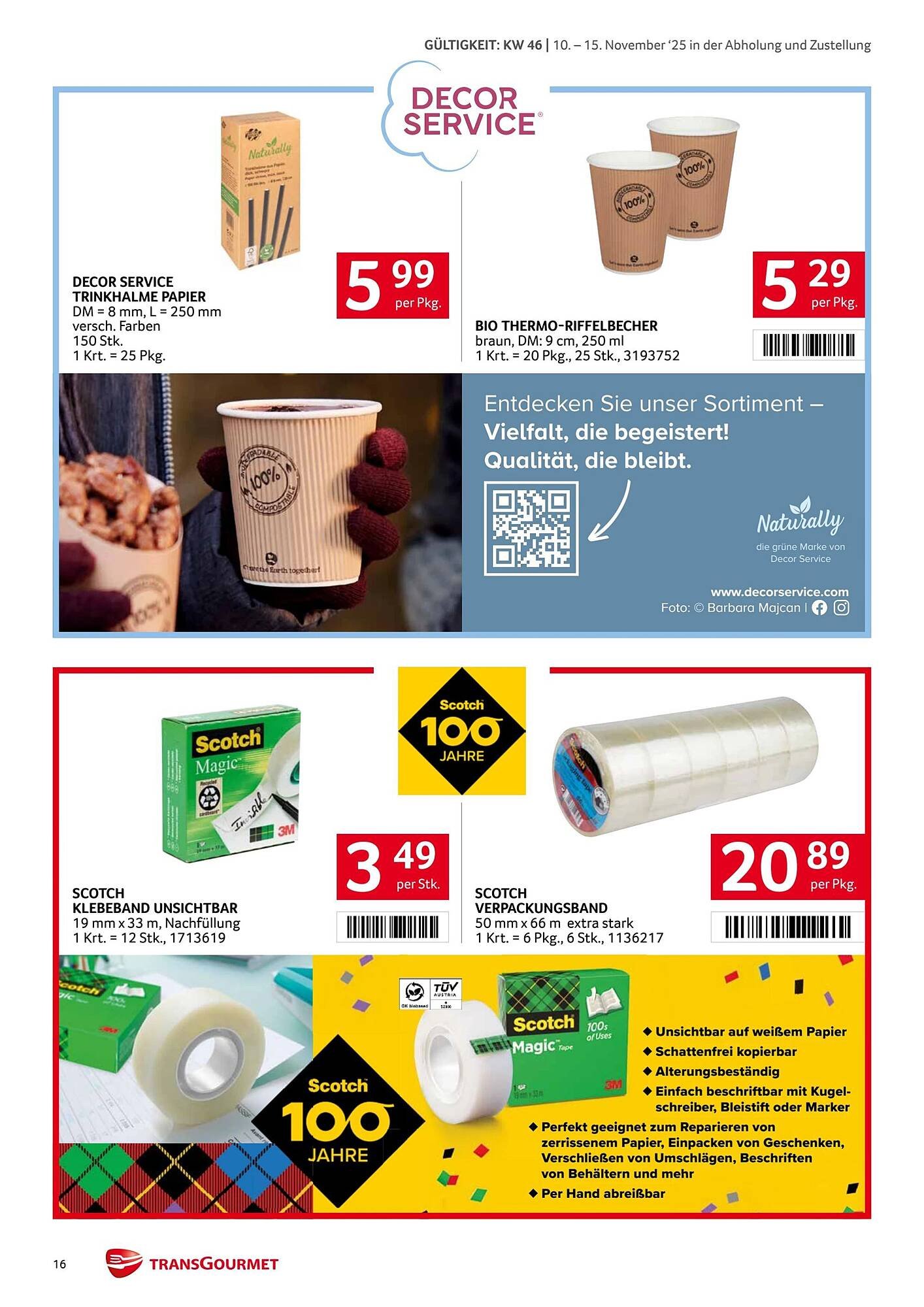 Transgourmet Flugblatt