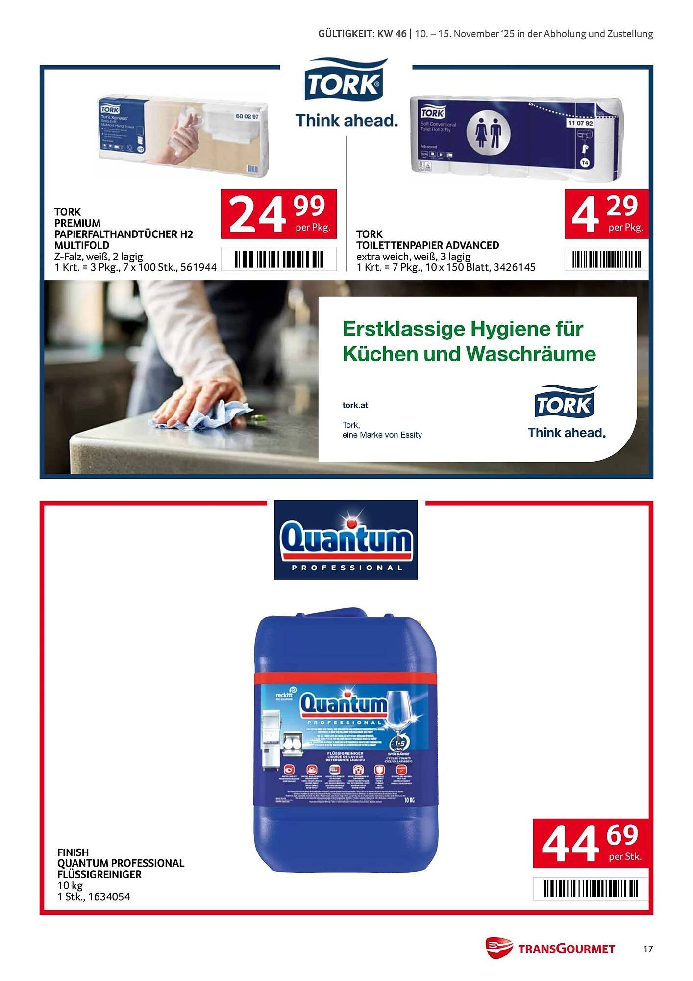 Transgourmet Flugblatt