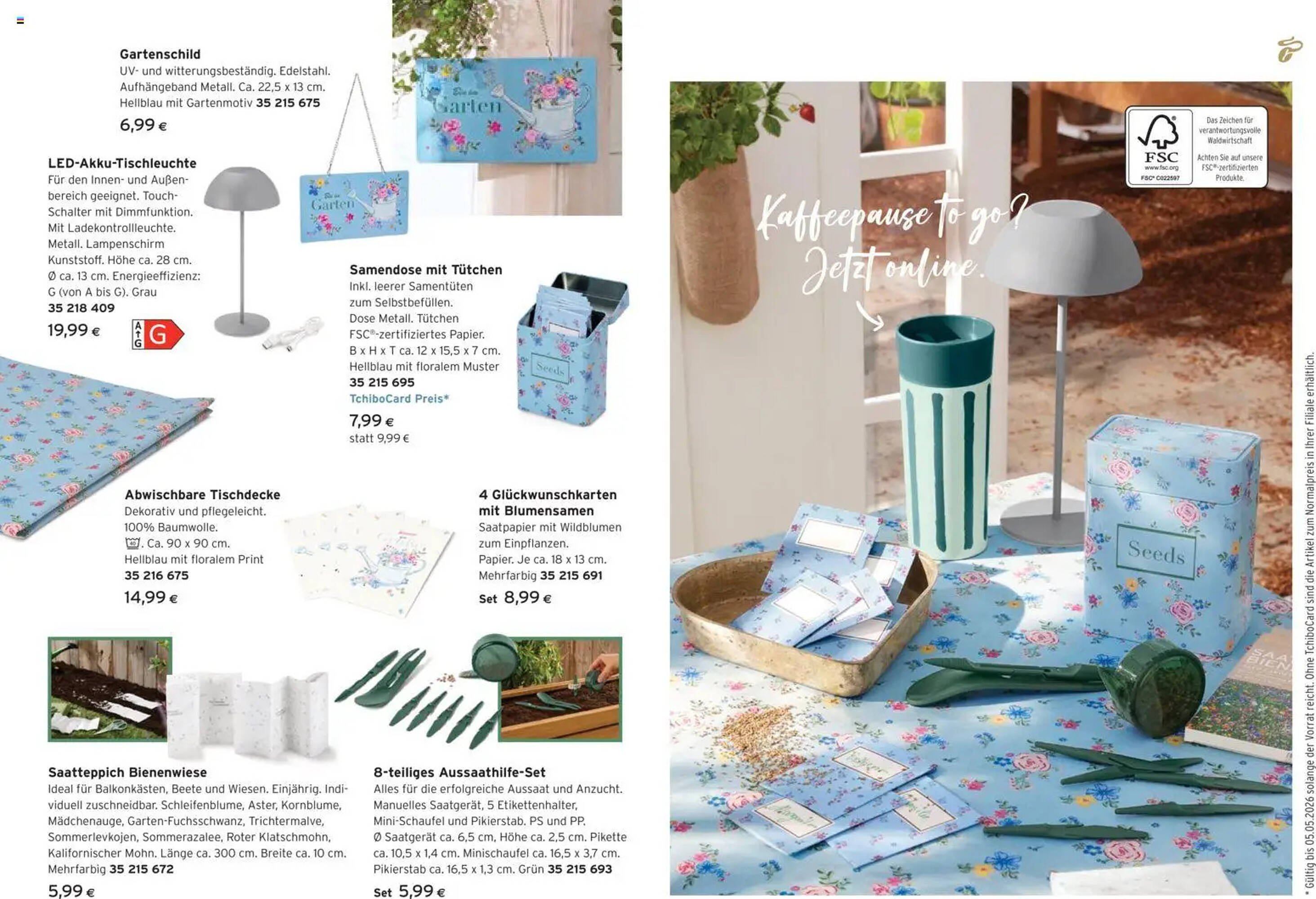 Tchibo Eduscho Flugblatt