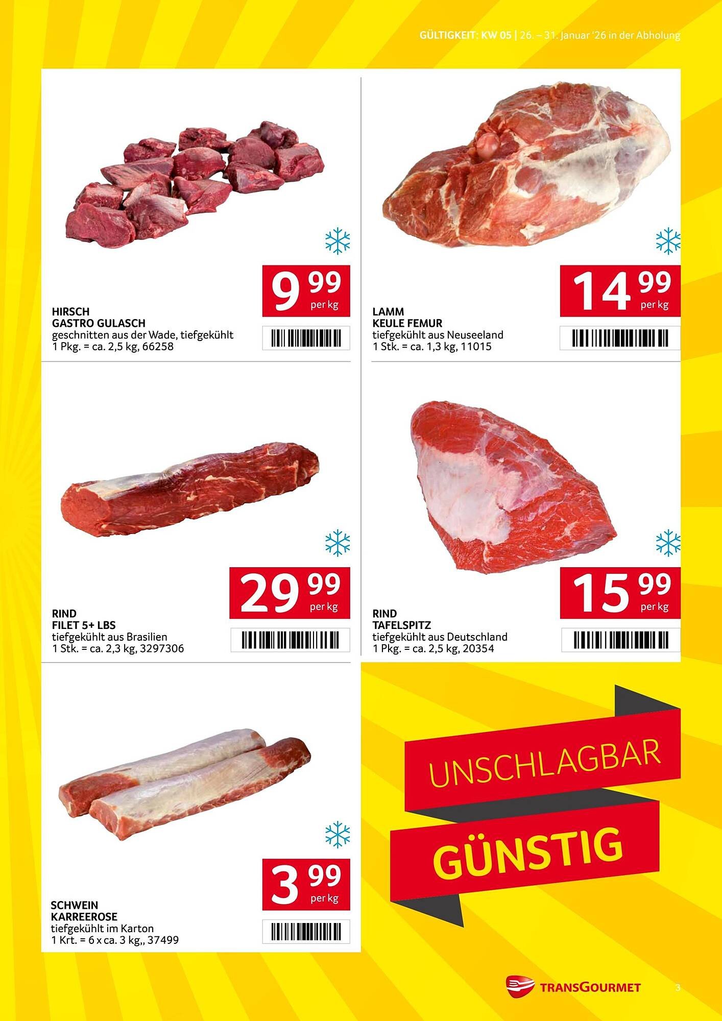 Transgourmet Flugblatt