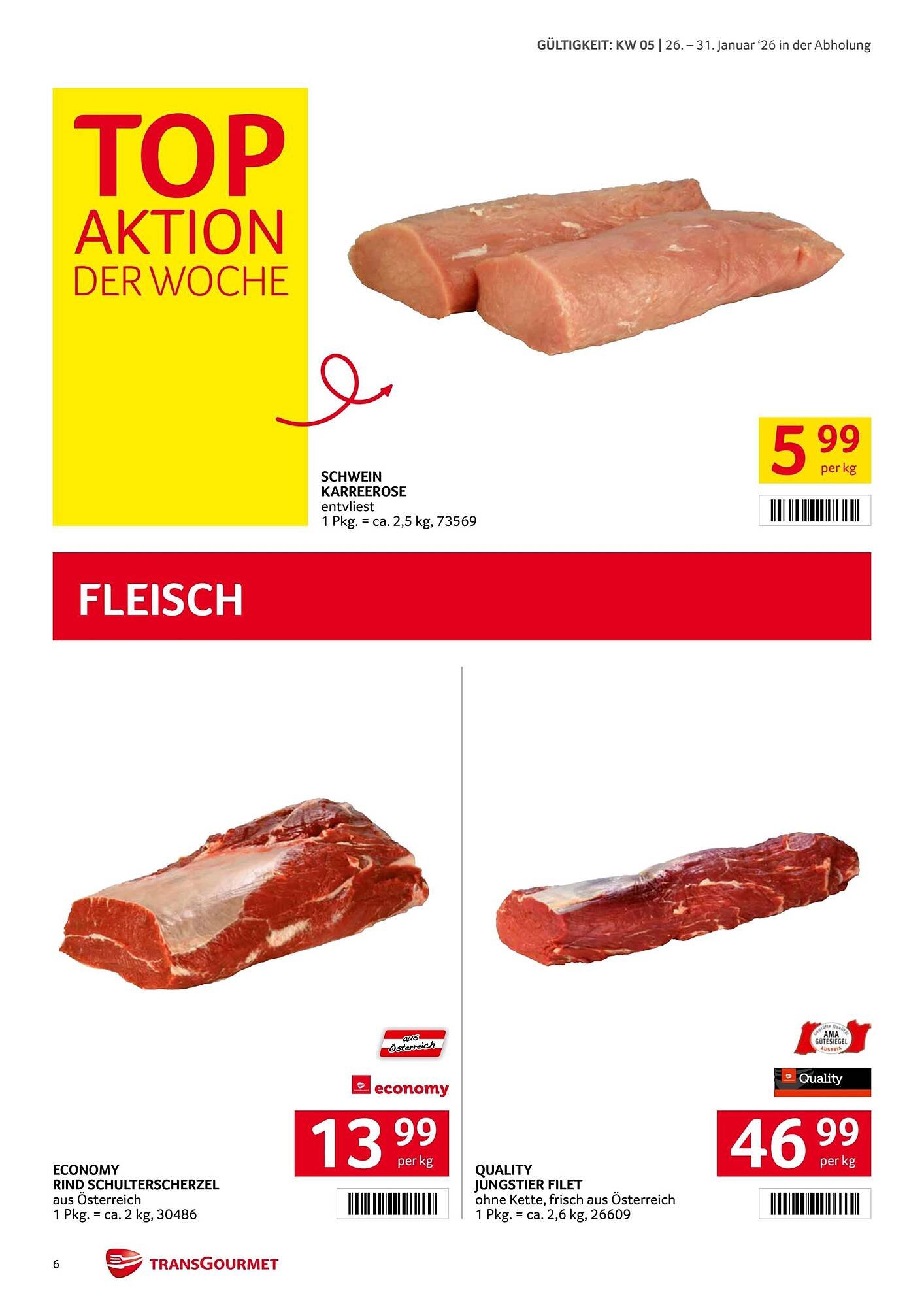 Transgourmet Flugblatt