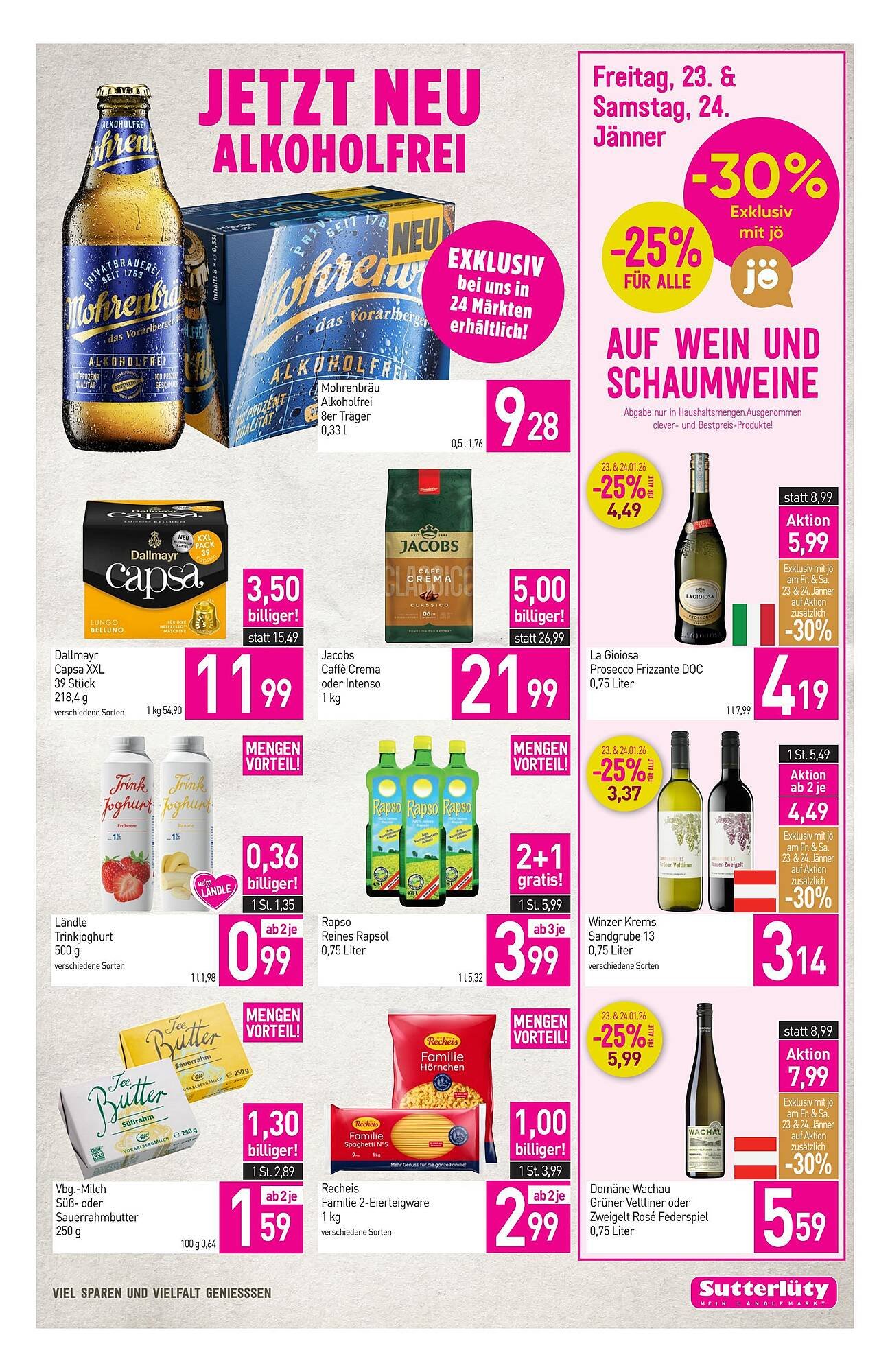 Sutterlüty Flugblatt