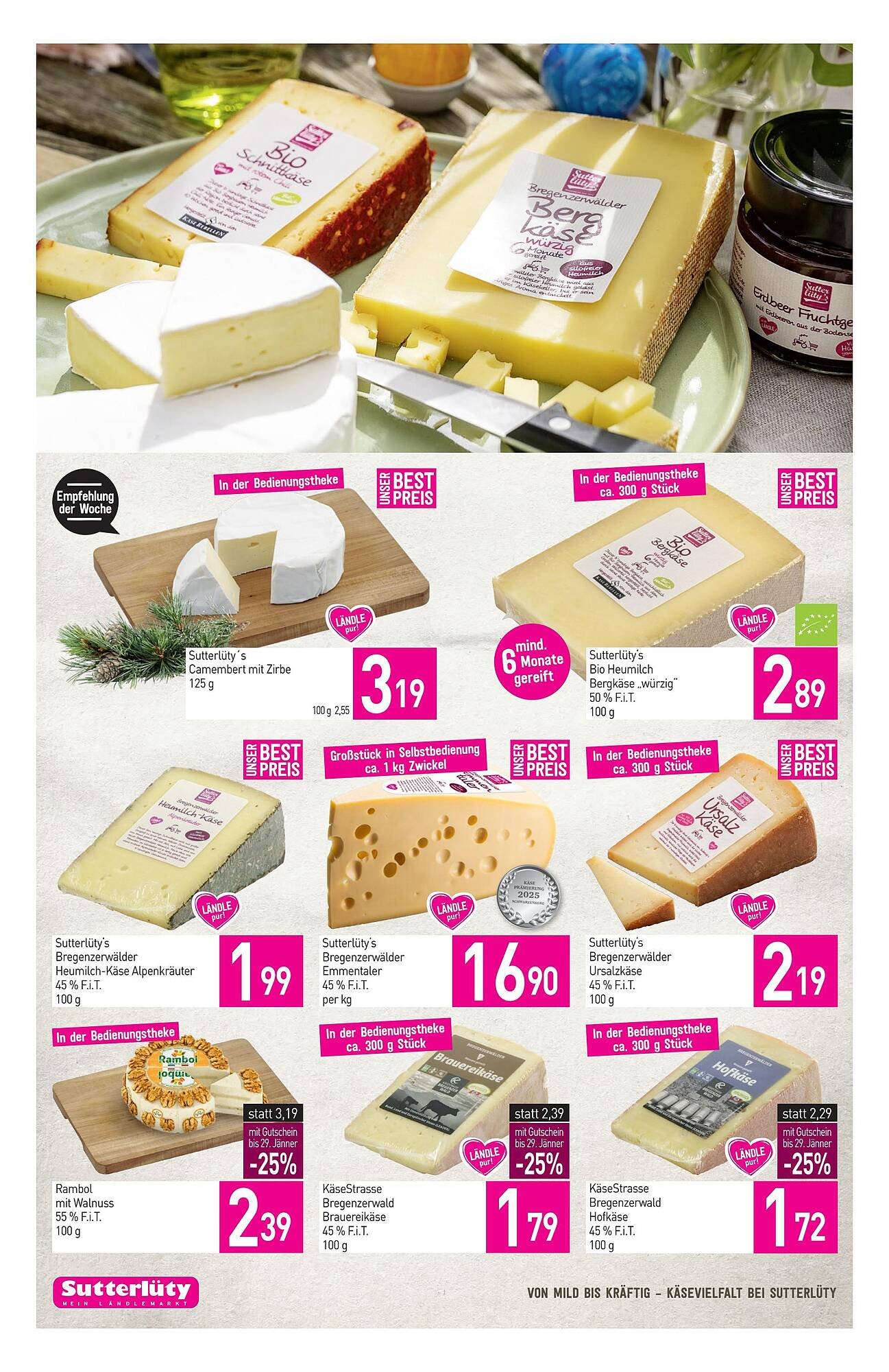 Sutterlüty Flugblatt