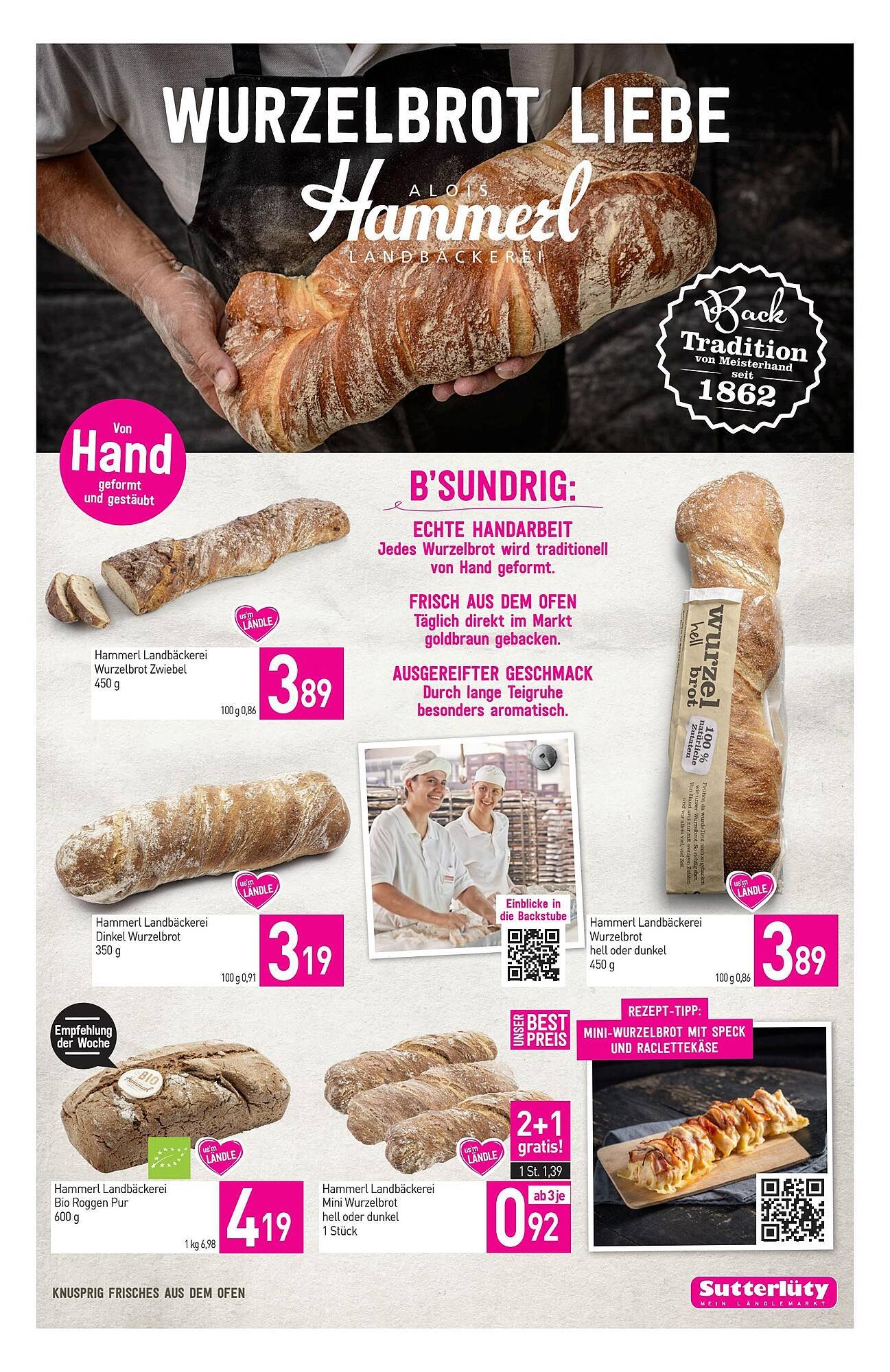 Sutterlüty Flugblatt