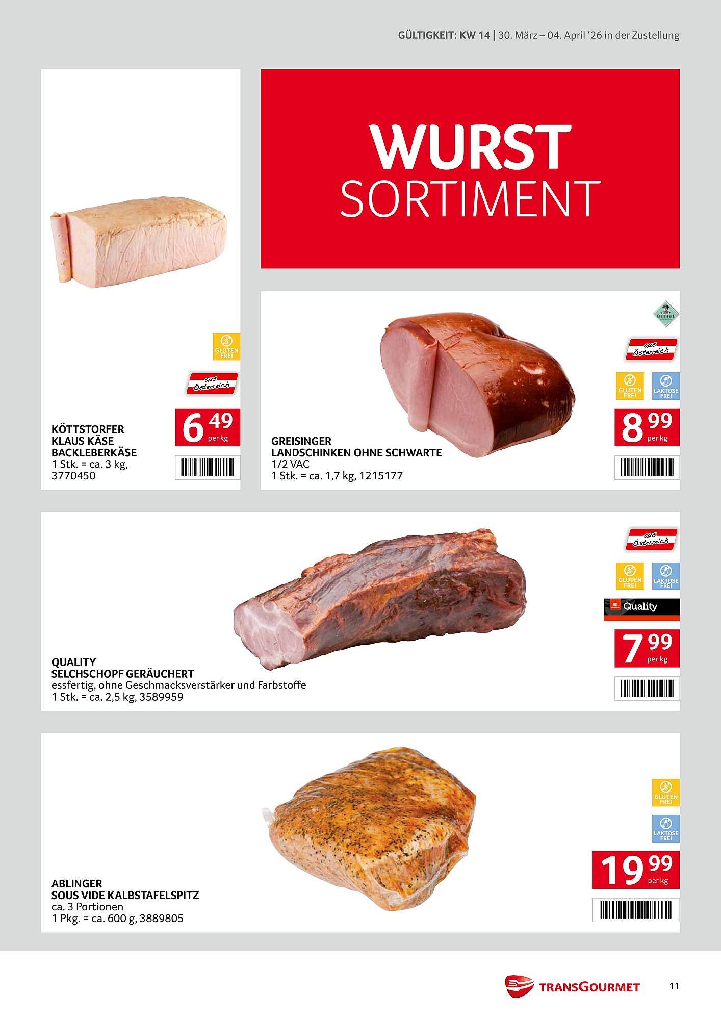 Transgourmet Flugblatt