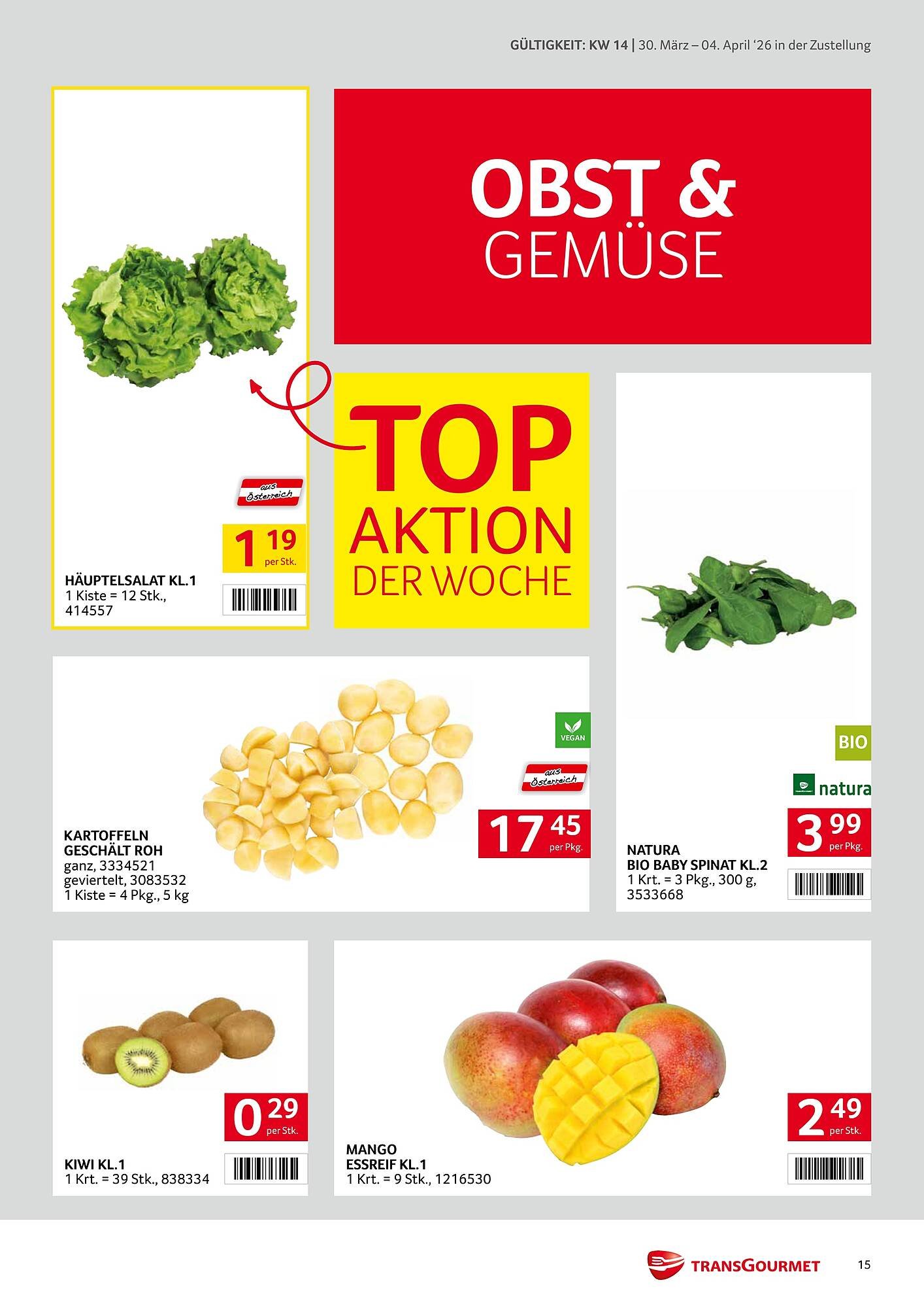 Transgourmet Flugblatt