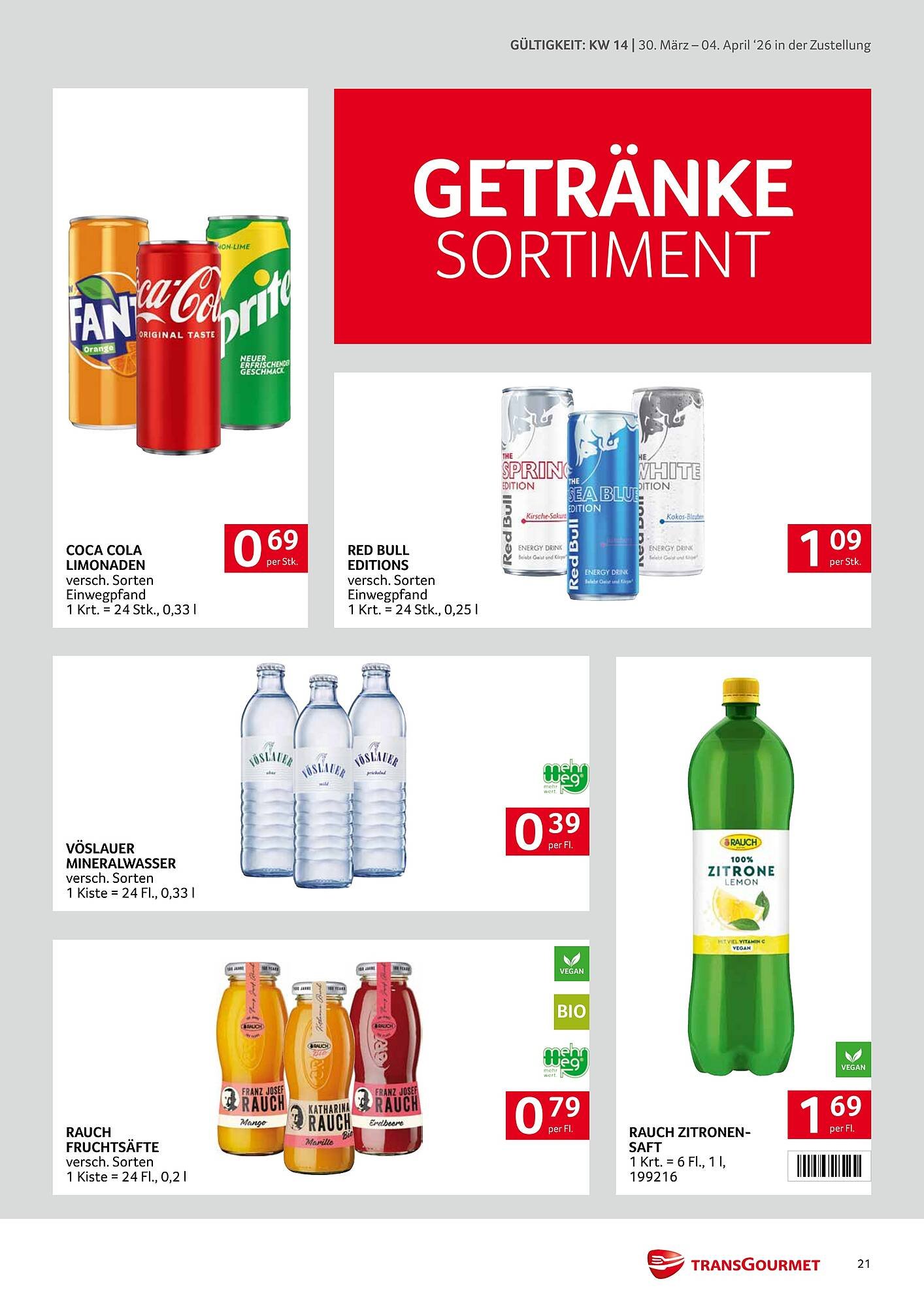 Transgourmet Flugblatt